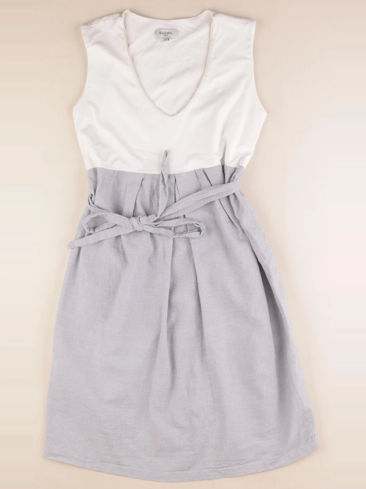 Balloon - robe grossesse bleu, blanc - l