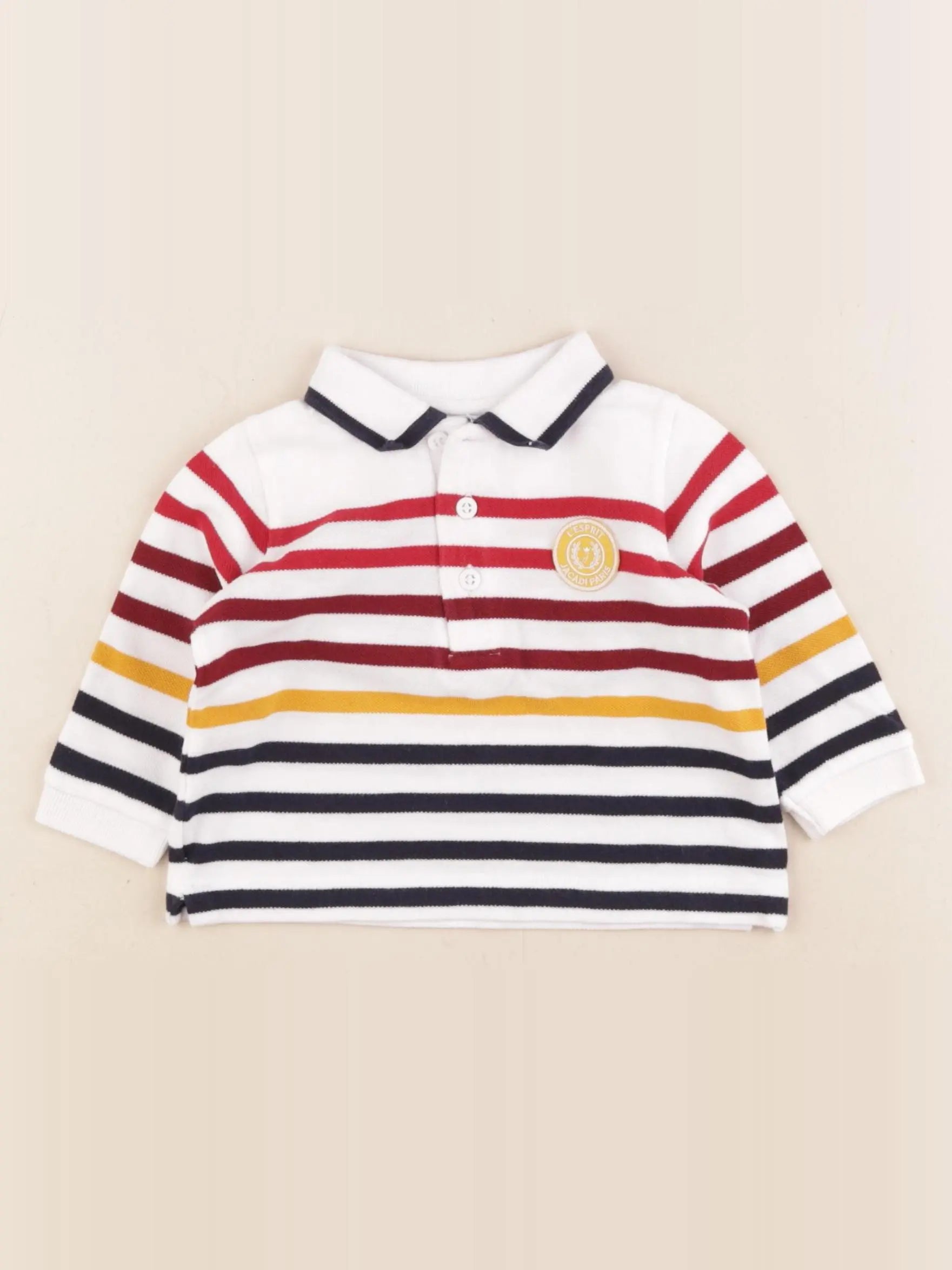 Jacadi - polo blanc - 6 mois