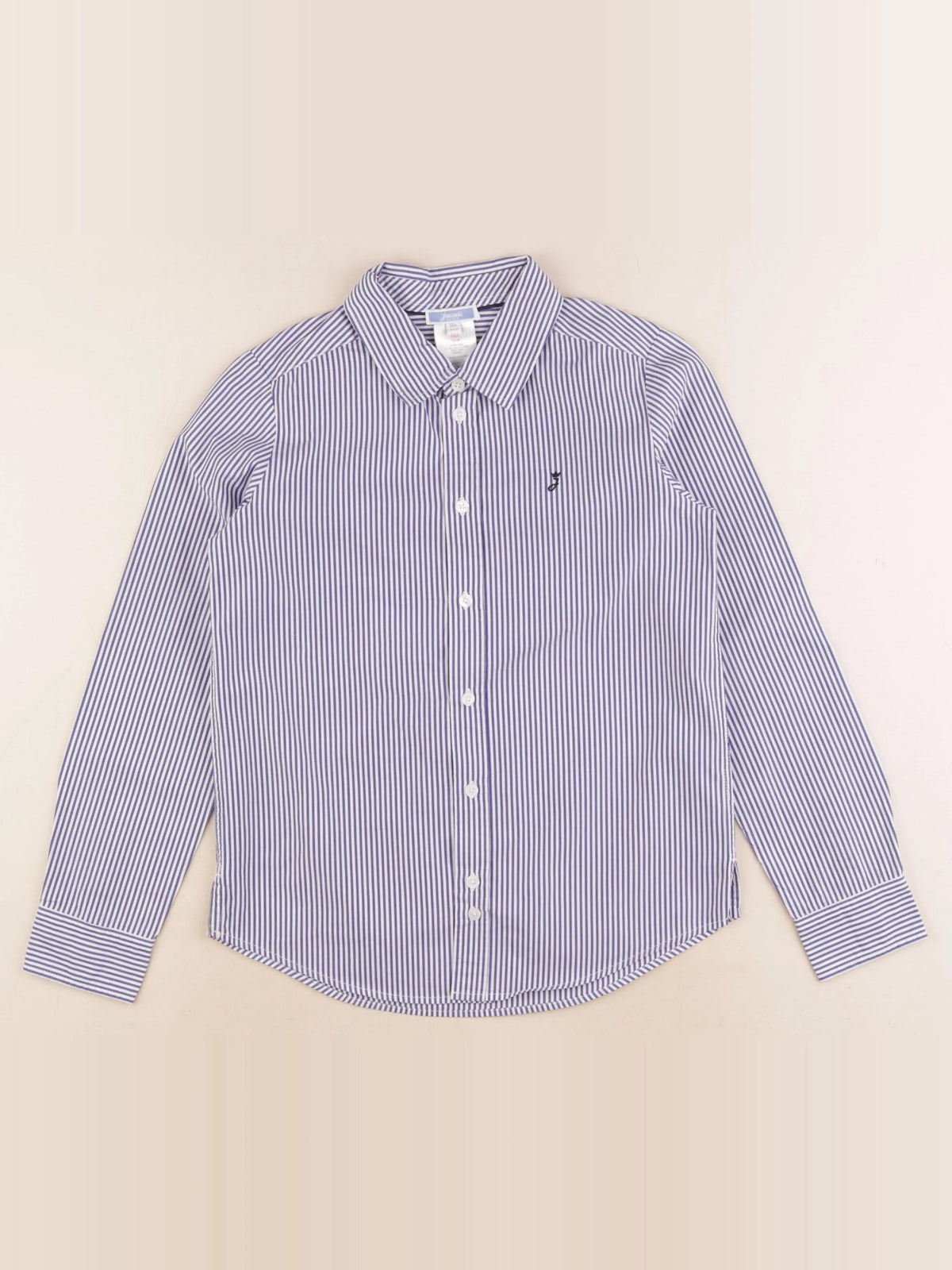 Jacadi - chemise bleu, blanc - 10 ans