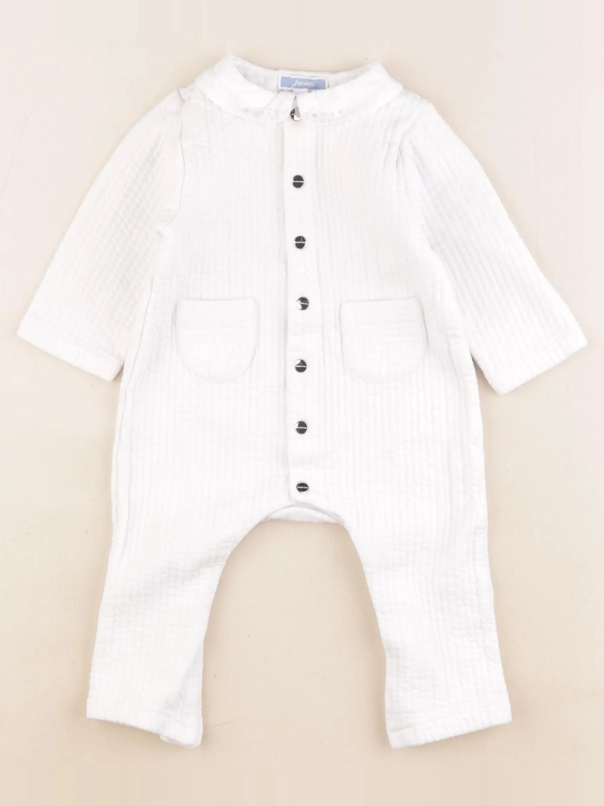 Jacadi - combinaison blanc - 12 mois