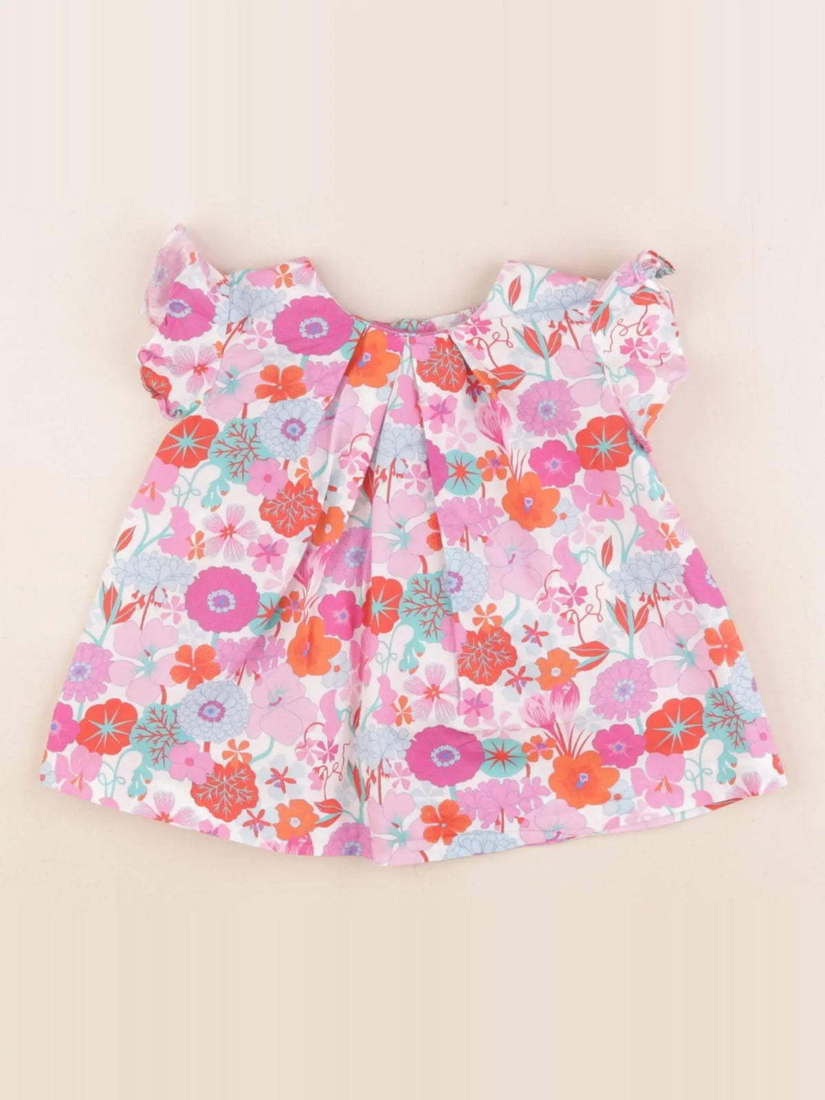 Jacadi - blouse liberty multicolore - 12 mois