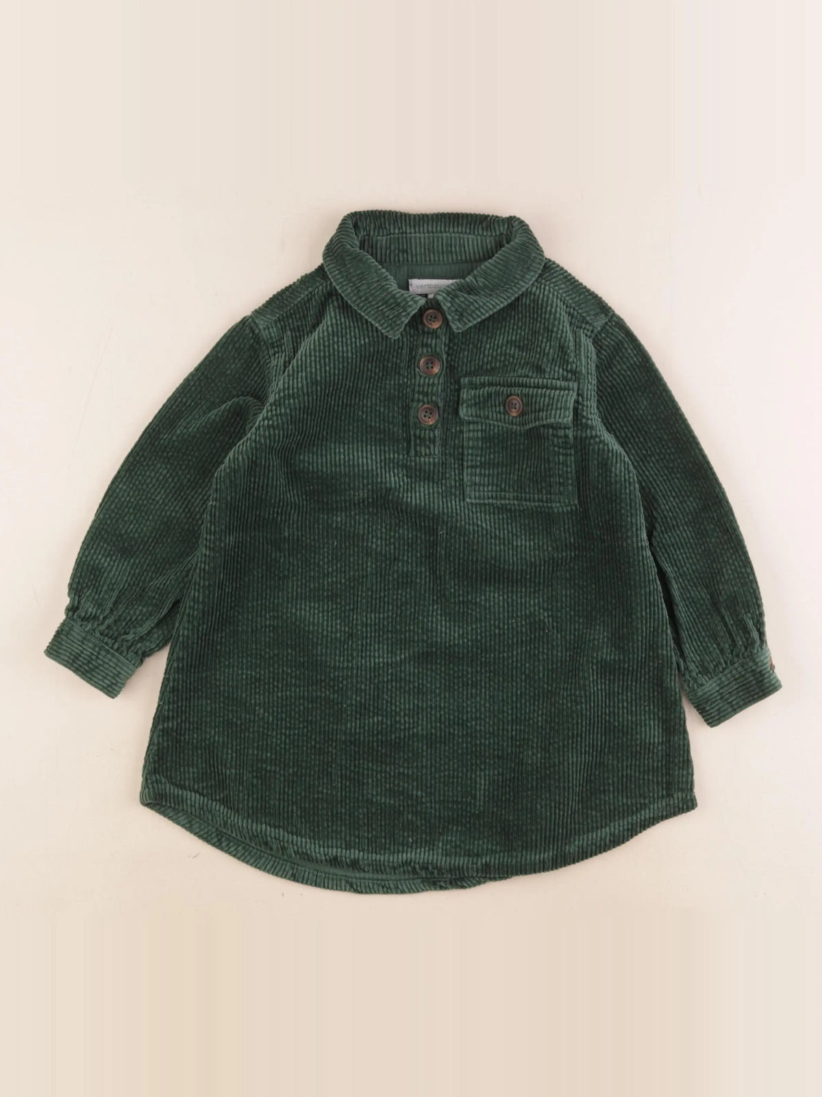 Vertbaudet - robe vert - 3 ans