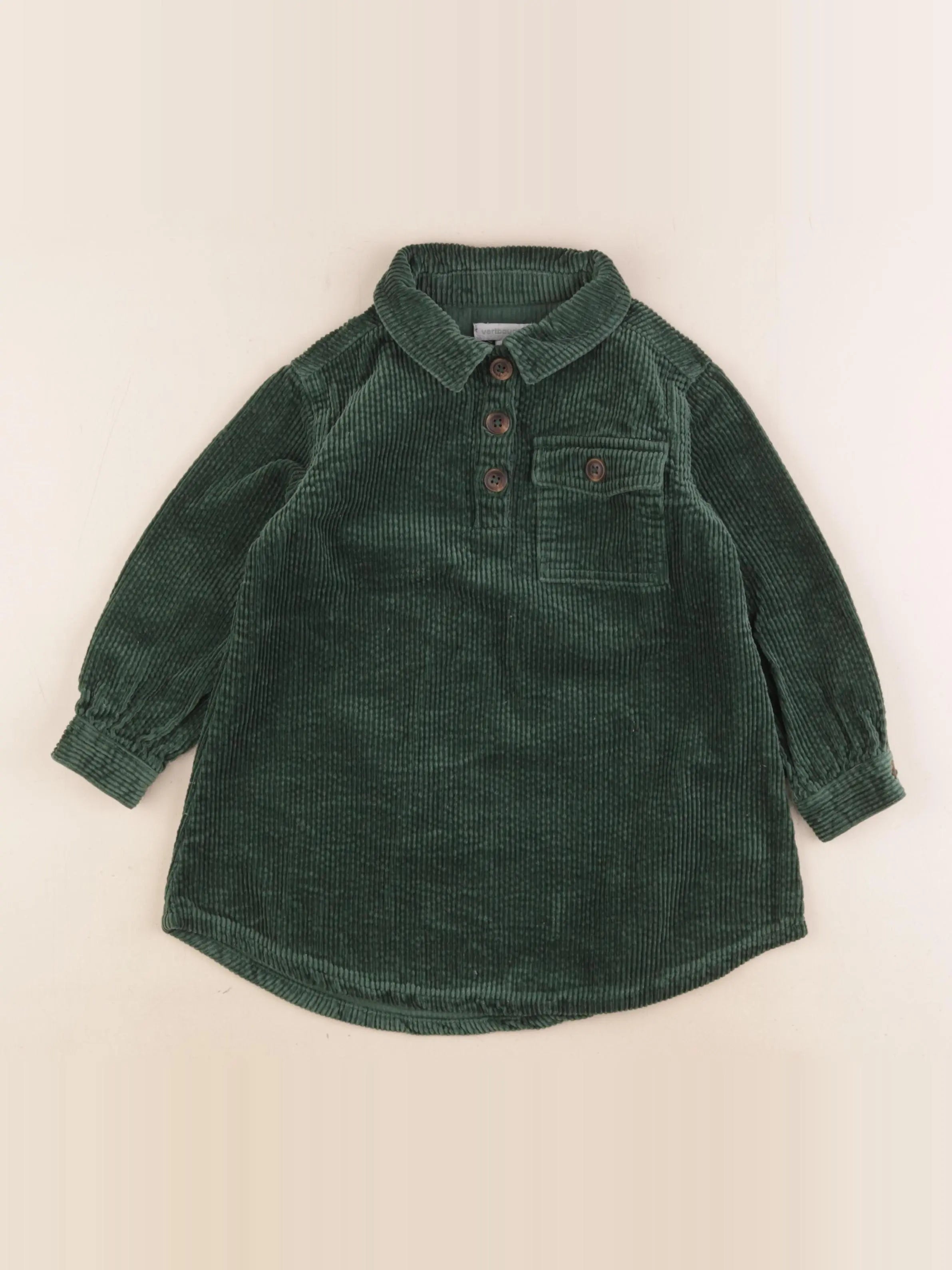Vertbaudet - robe vert - 3 ans