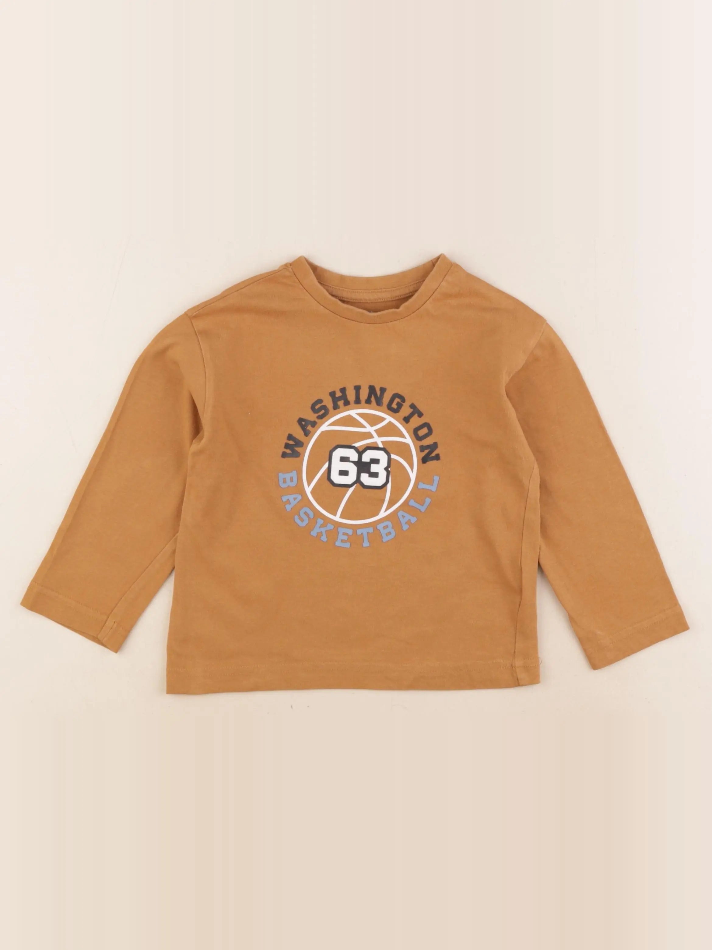 Vertbaudet - tee-shirt jaune - 4 ans