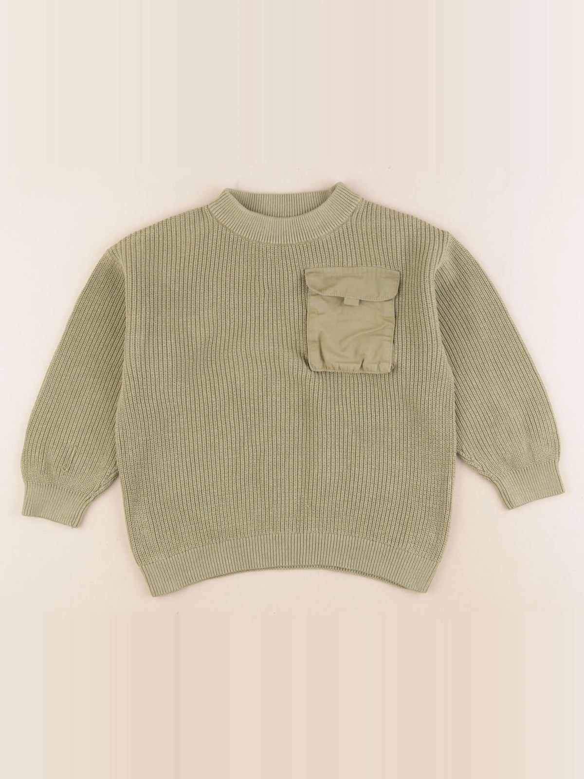 H&M - pull vert - 4/6 ans