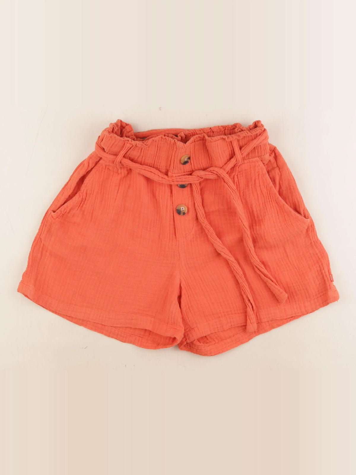 Okaidi - short orange - 12 ans