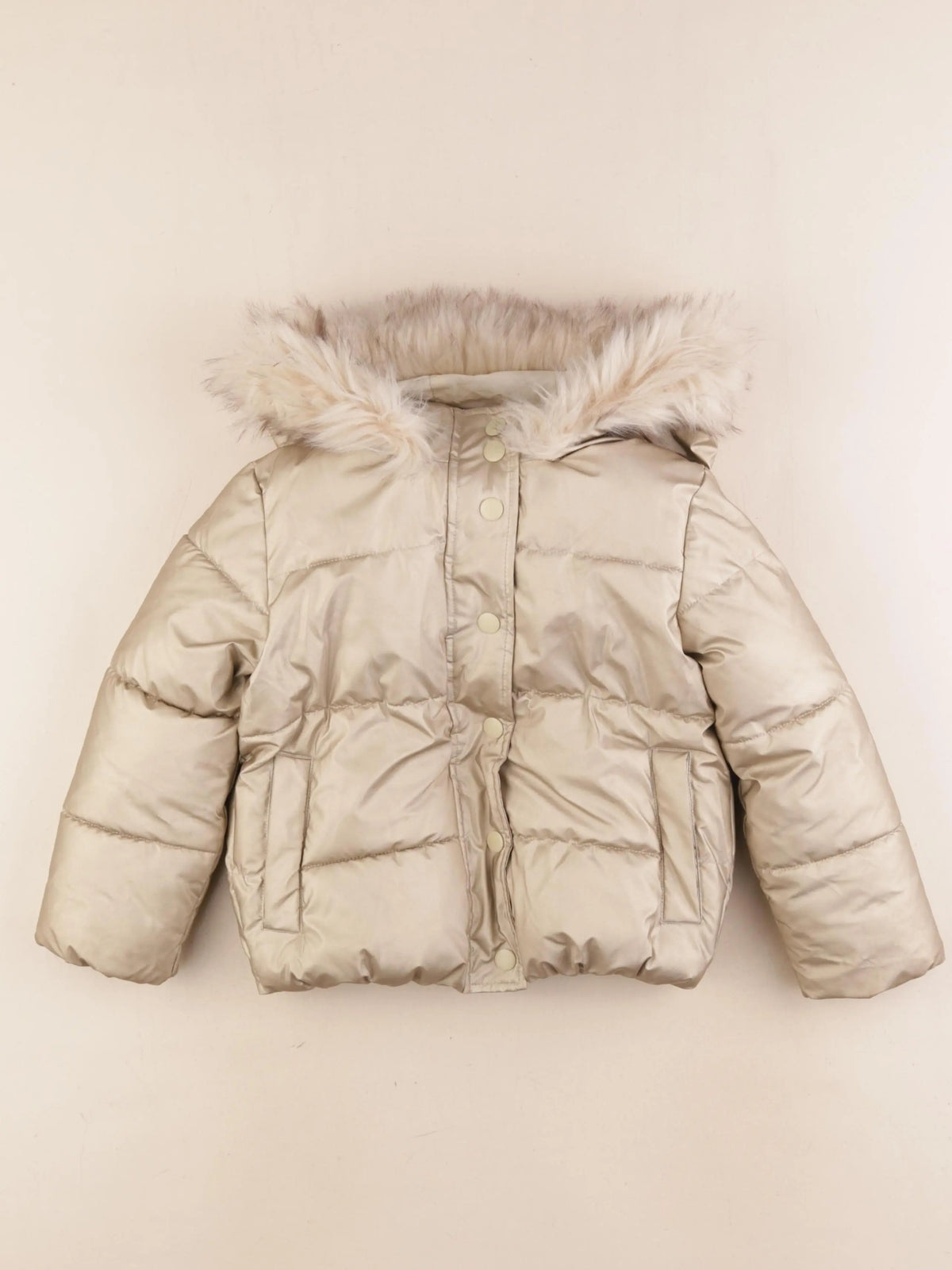 Vertbaudet - doudoune or - 4 ans