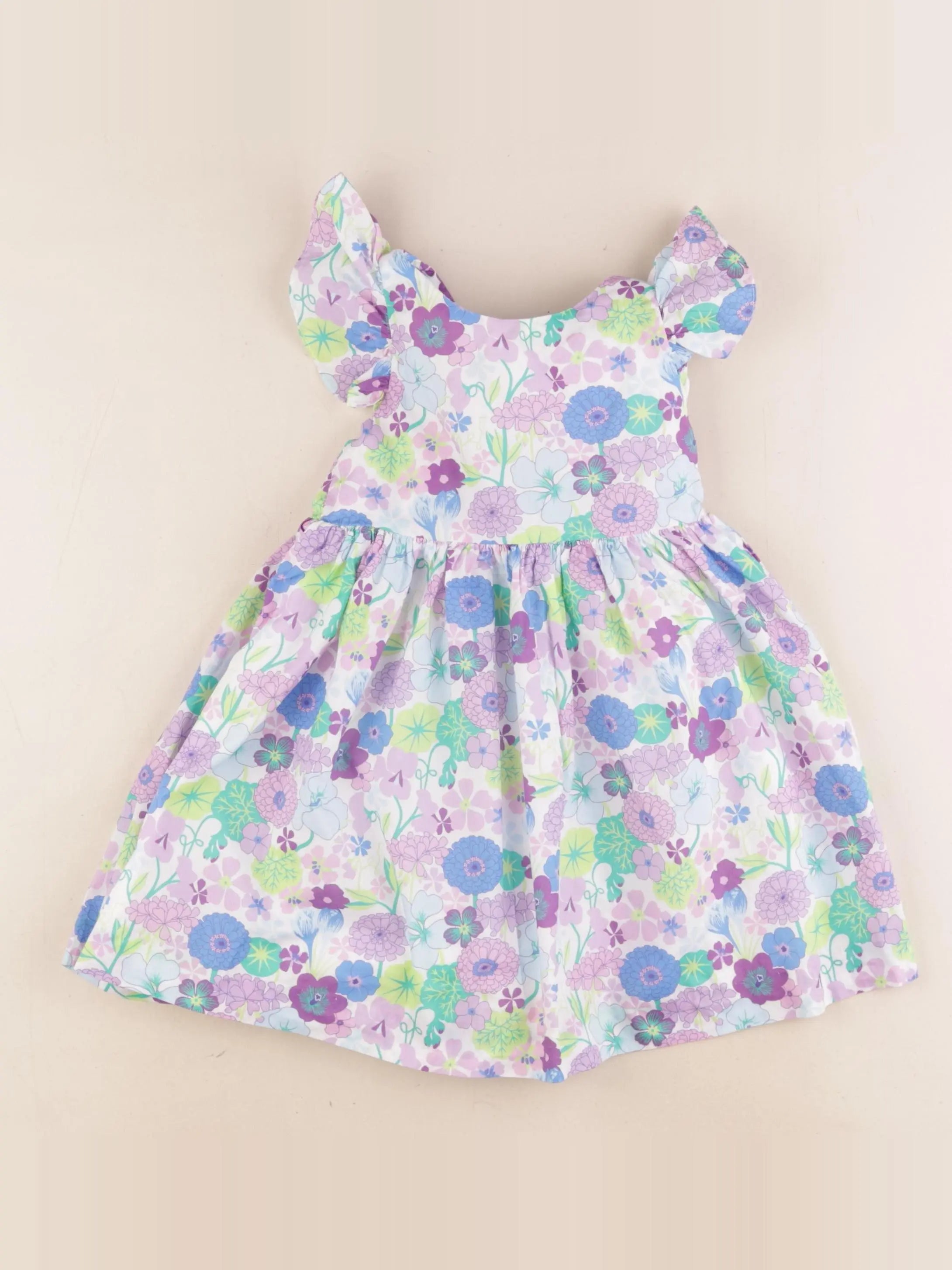 Jacadi - robe liberty multicolore - 36 mois