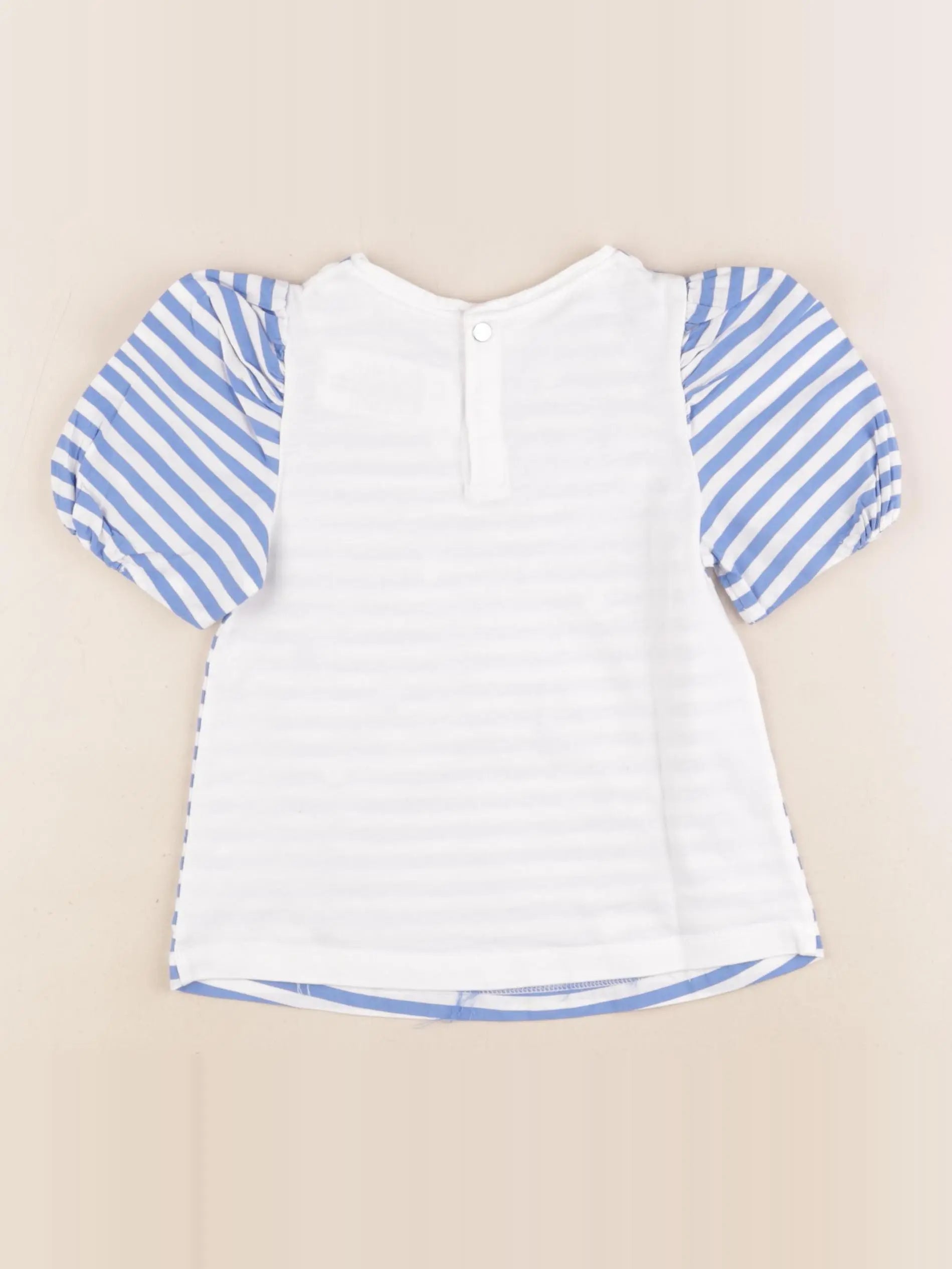 Jacadi - blouse blanc, bleu - 4 ans