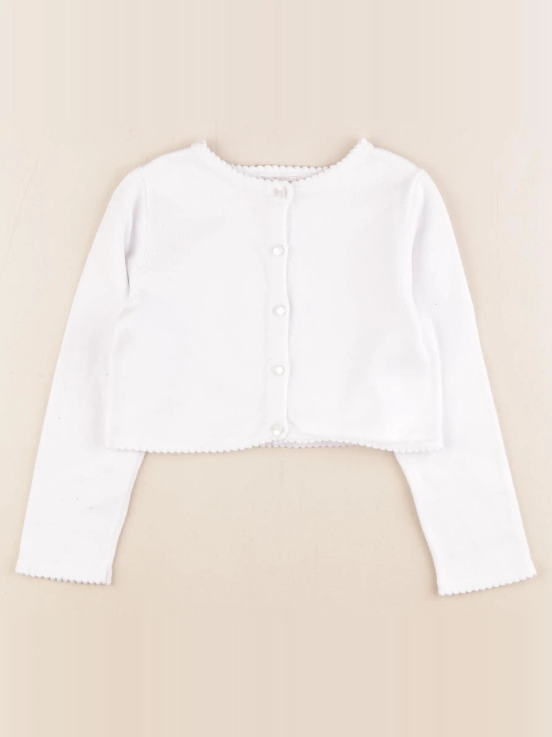 Jacadi - gilet blanc - 4 ans
