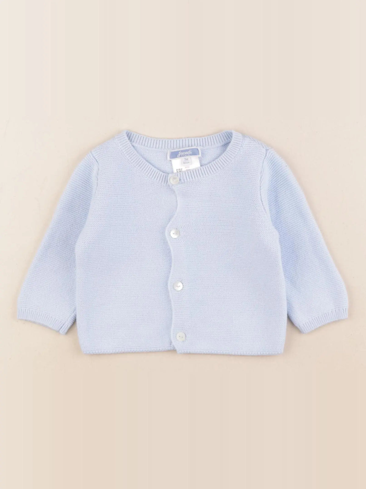 Jacadi - gilet bleu - 3 mois