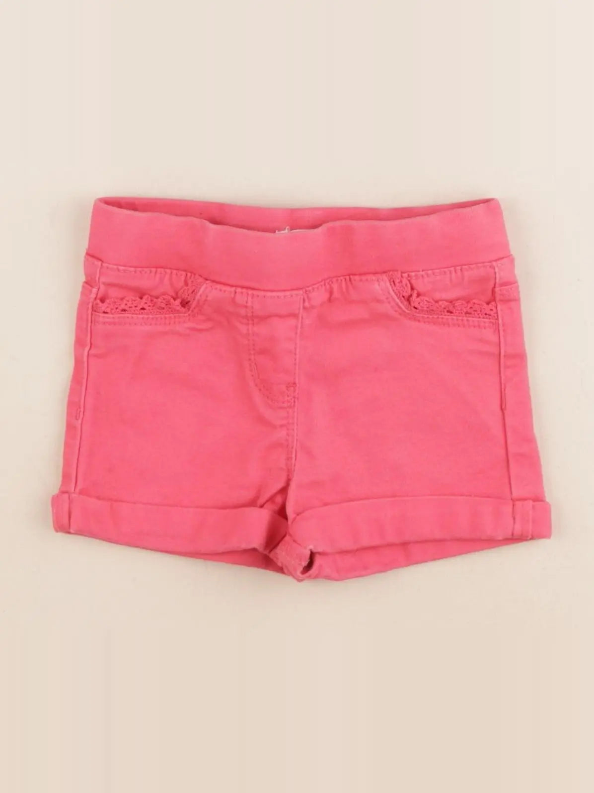 Vertbaudet - short rose - 2 ans