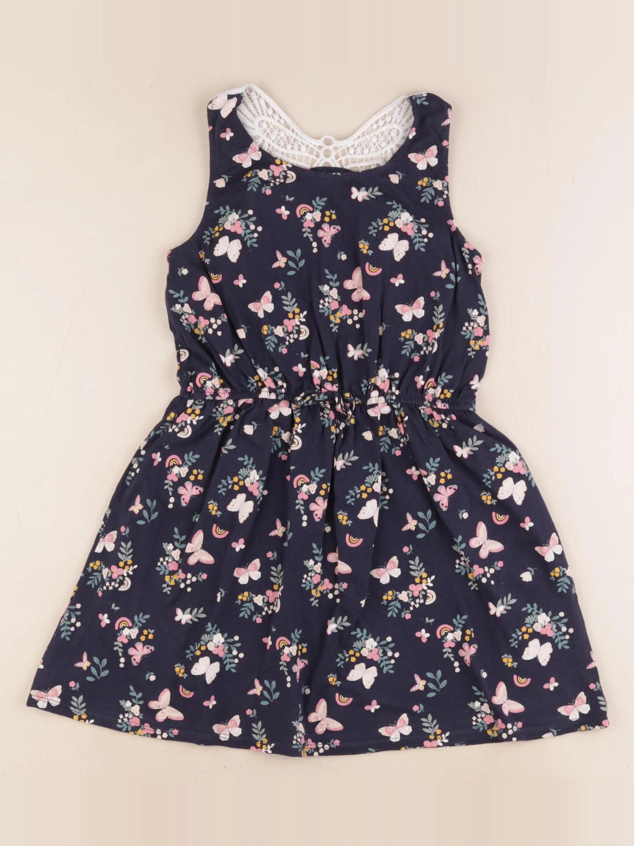 Vertbaudet - robe multicolore - 6 ans