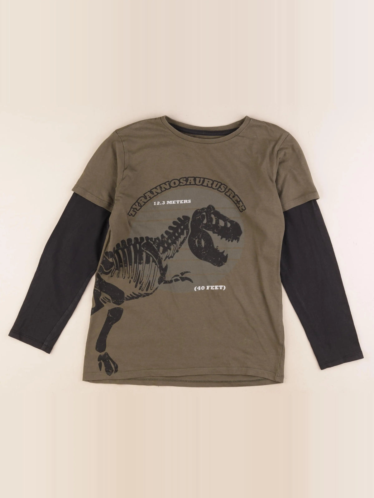 Vertbaudet - tee-shirt vert - 12 ans
