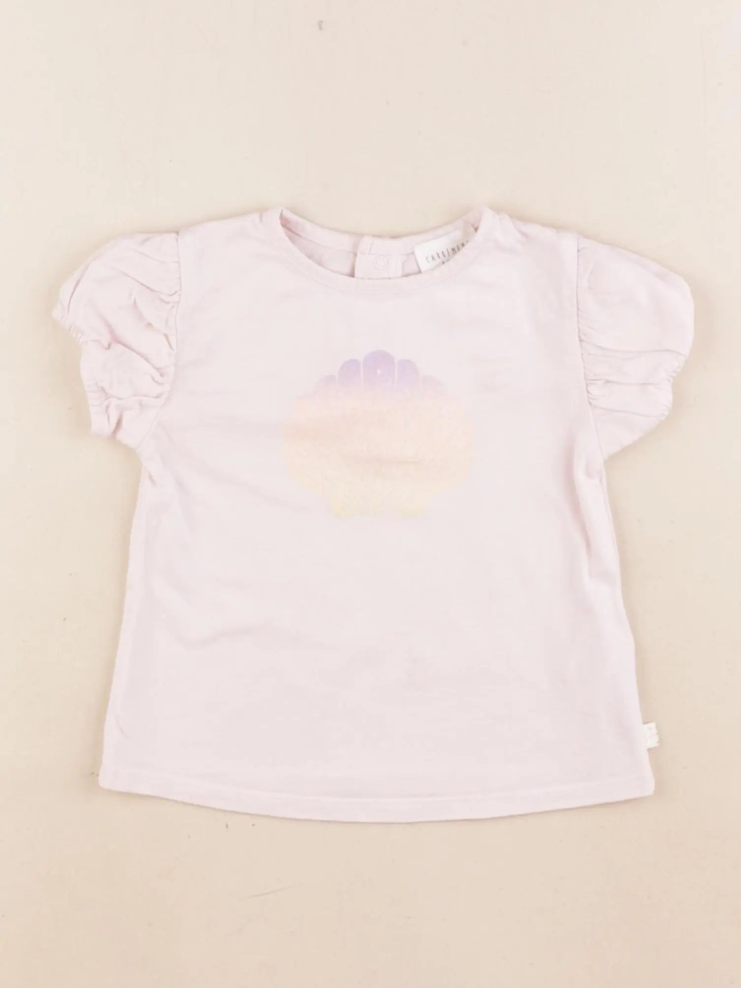 Carrément Beau - tee-shirt rose - 12 mois