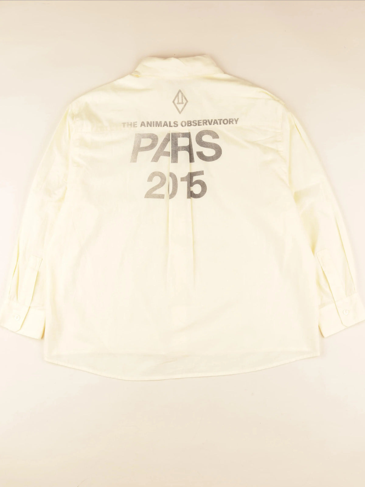 Chemise imprimé au dos jaune