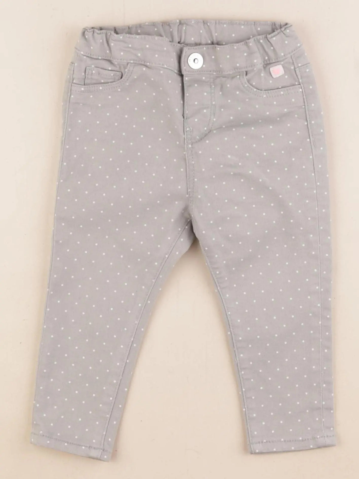 H&M - jean vert - 9/12 mois