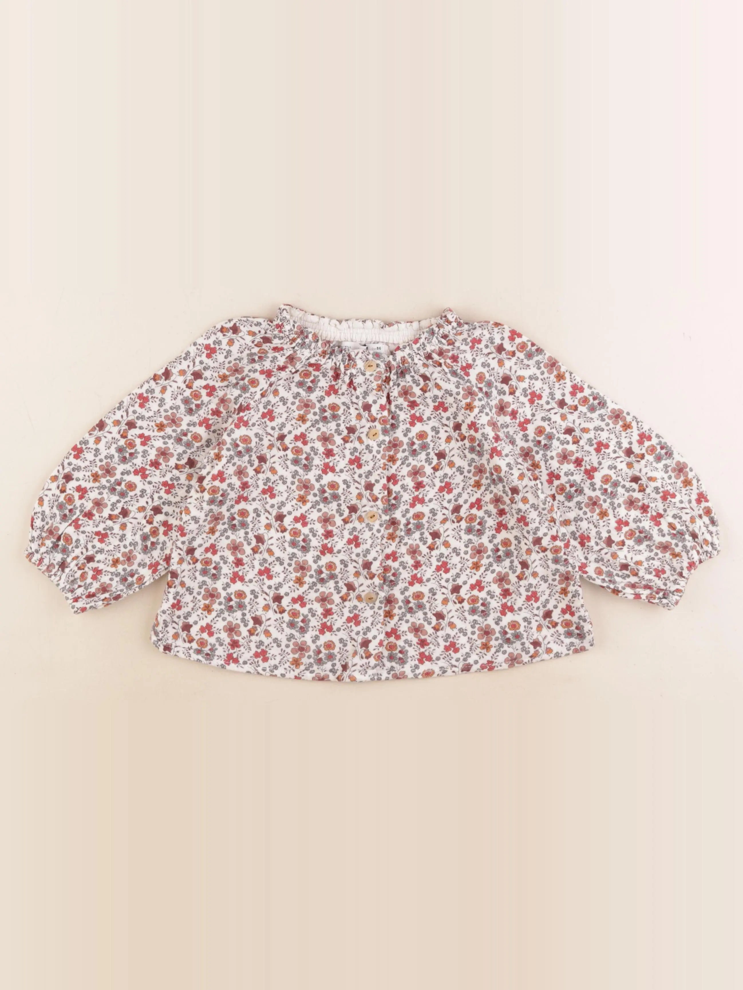Zara - blouse multicolore - 12/18 mois