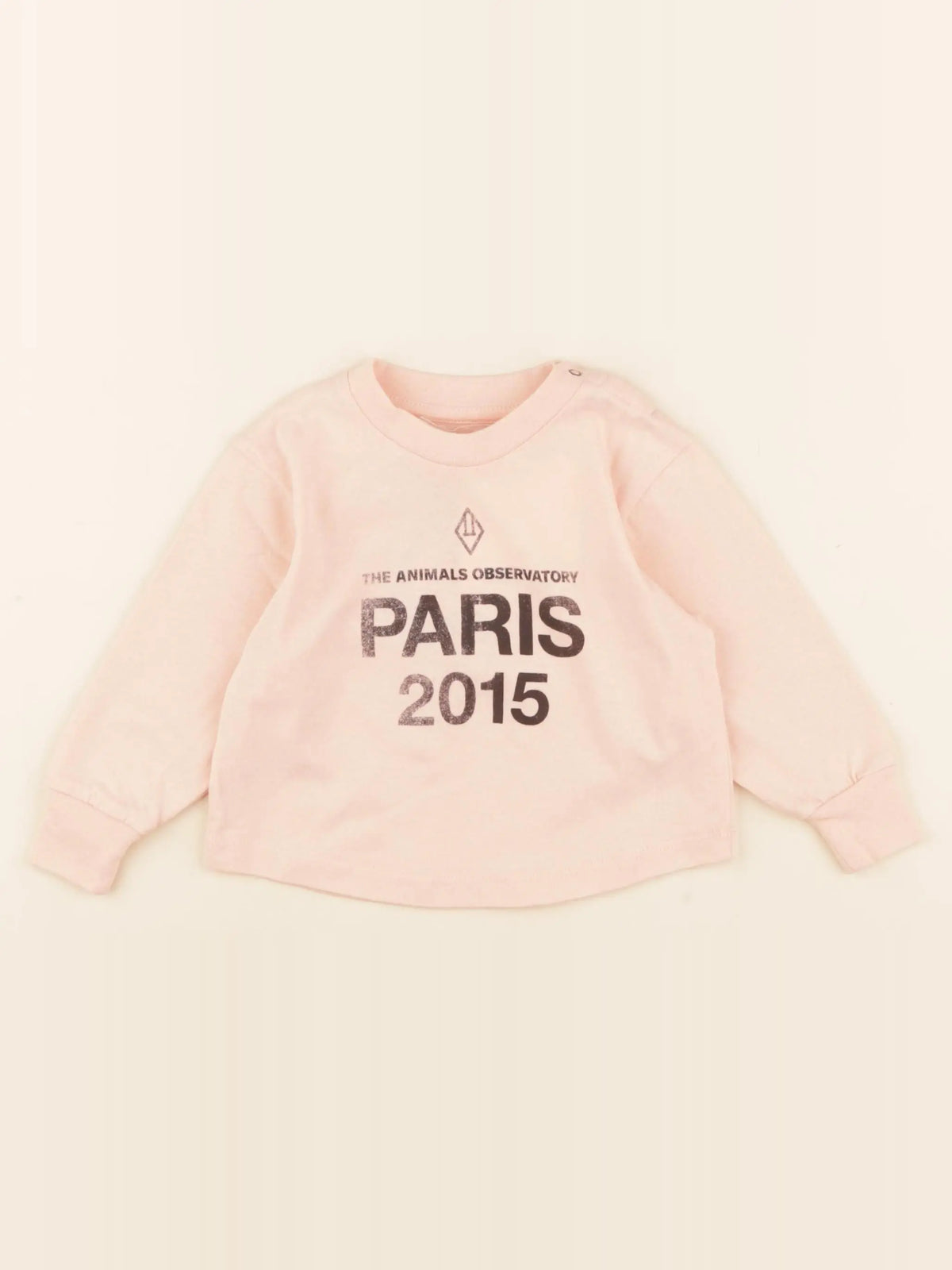 Tee-shirt imprimé au dos rose