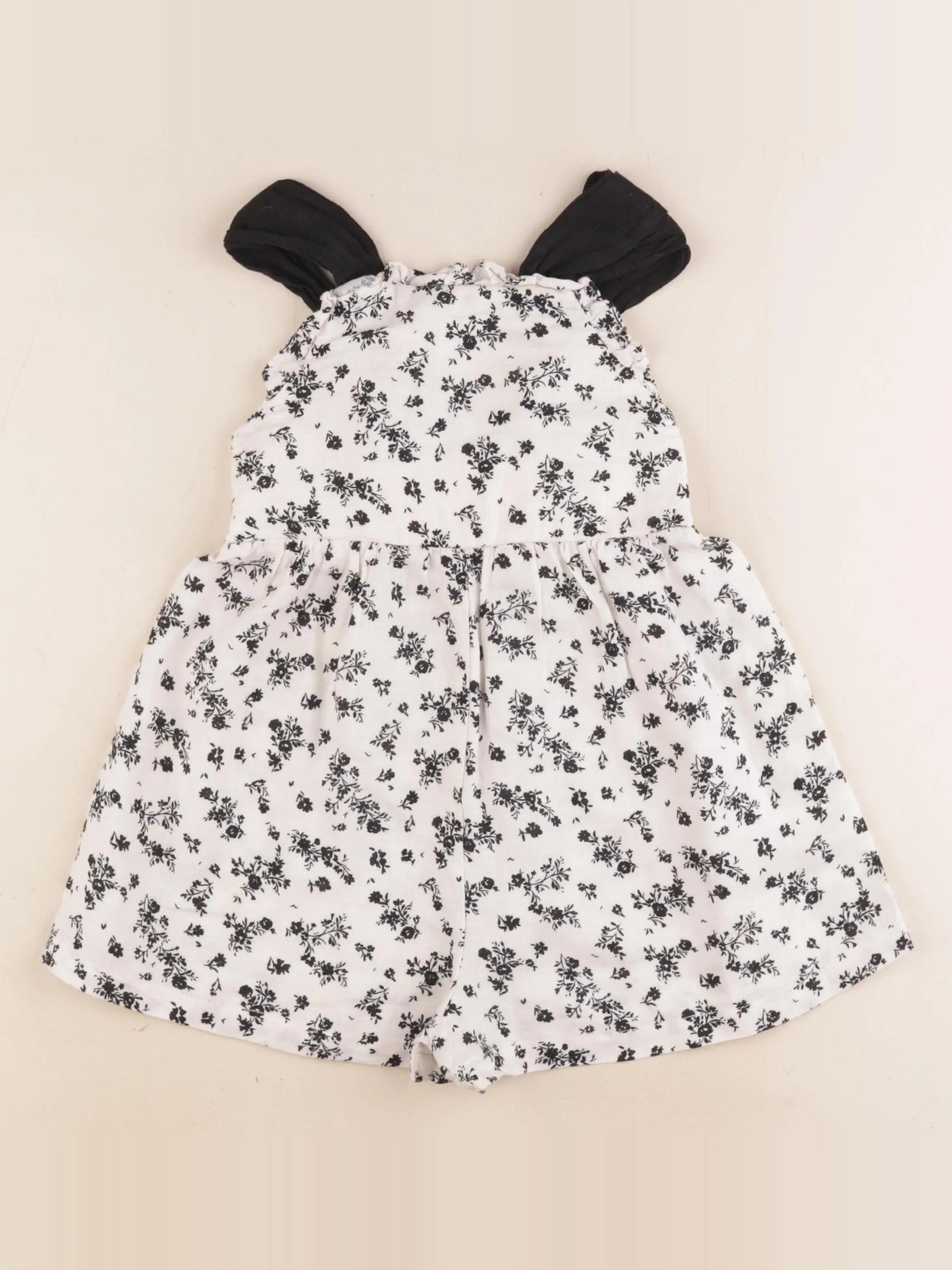 Zara - combinaison blanc, noir - 6 ans