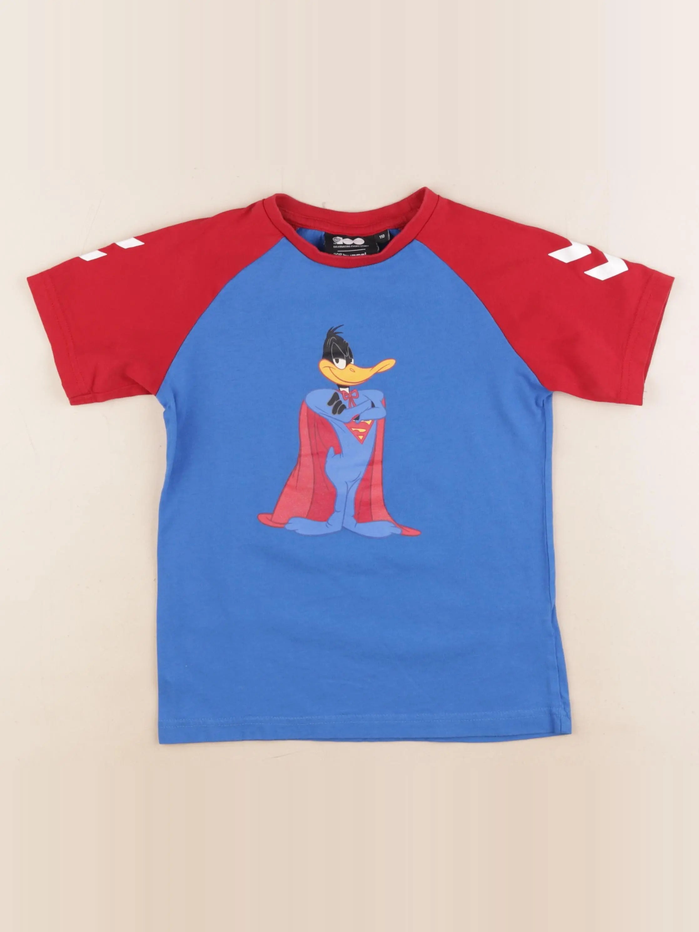 Hummel - tee-shirt imprimé au dos bleu, rouge - 5 ans