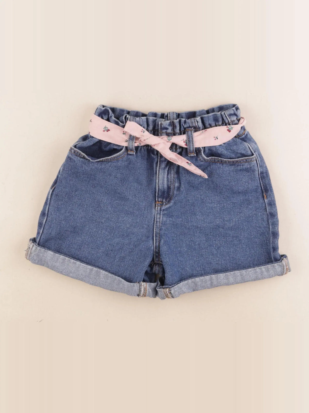 Vertbaudet - short bleu - 6 ans