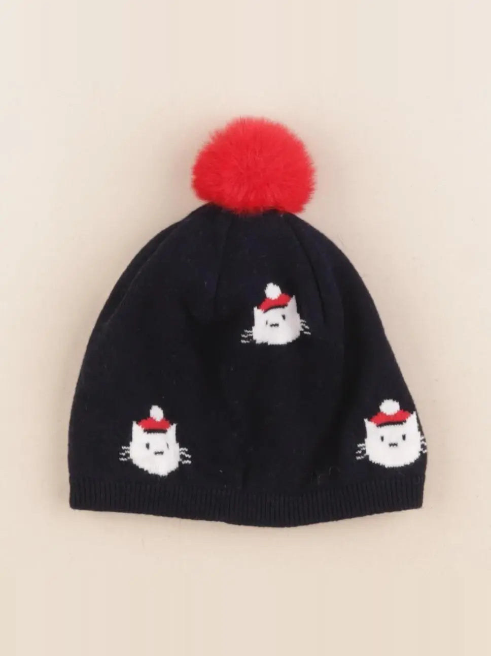 Jacadi - bonnet bleu - 24/36 mois