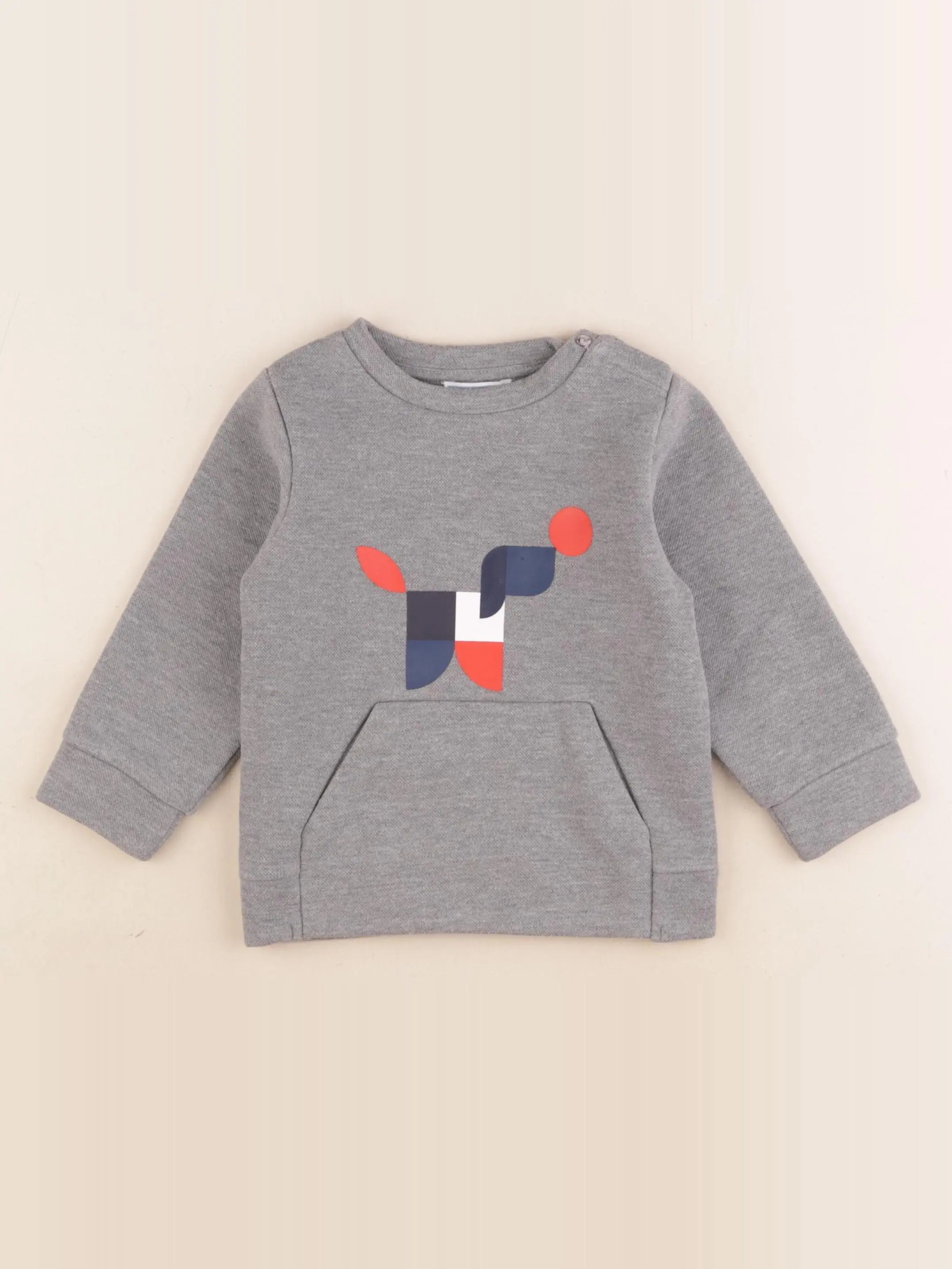 Jacadi - sweat gris - 24 mois