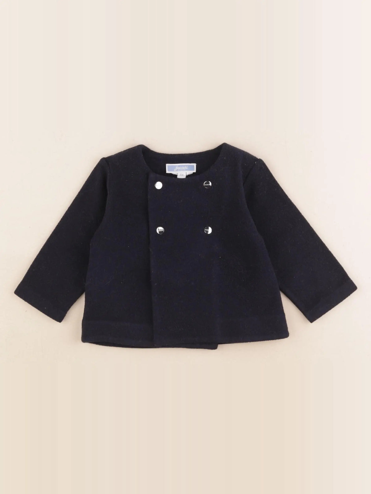 Jacadi - sweat bleu - 6 mois