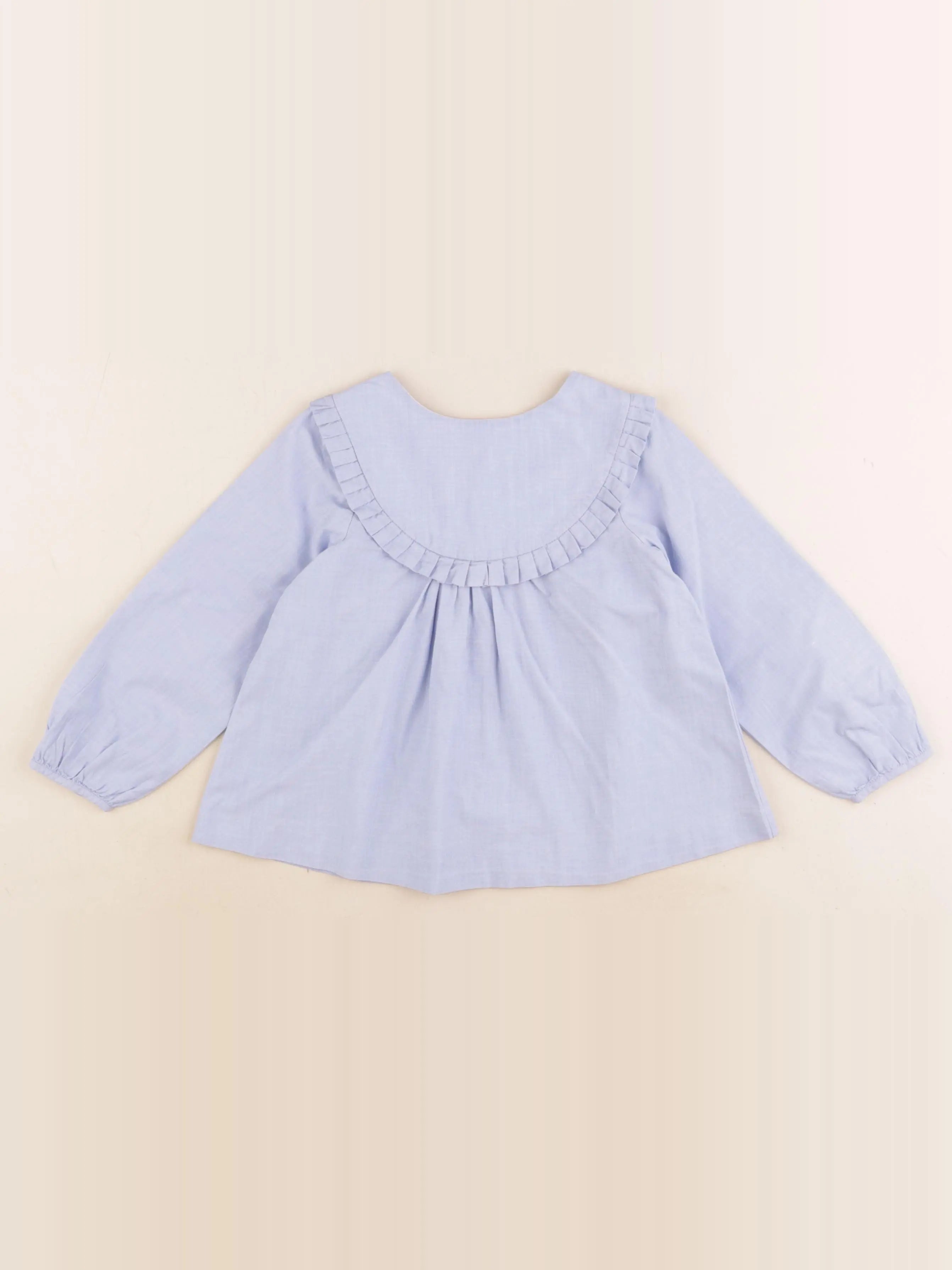 Jacadi - blouse bleu - 36 mois
