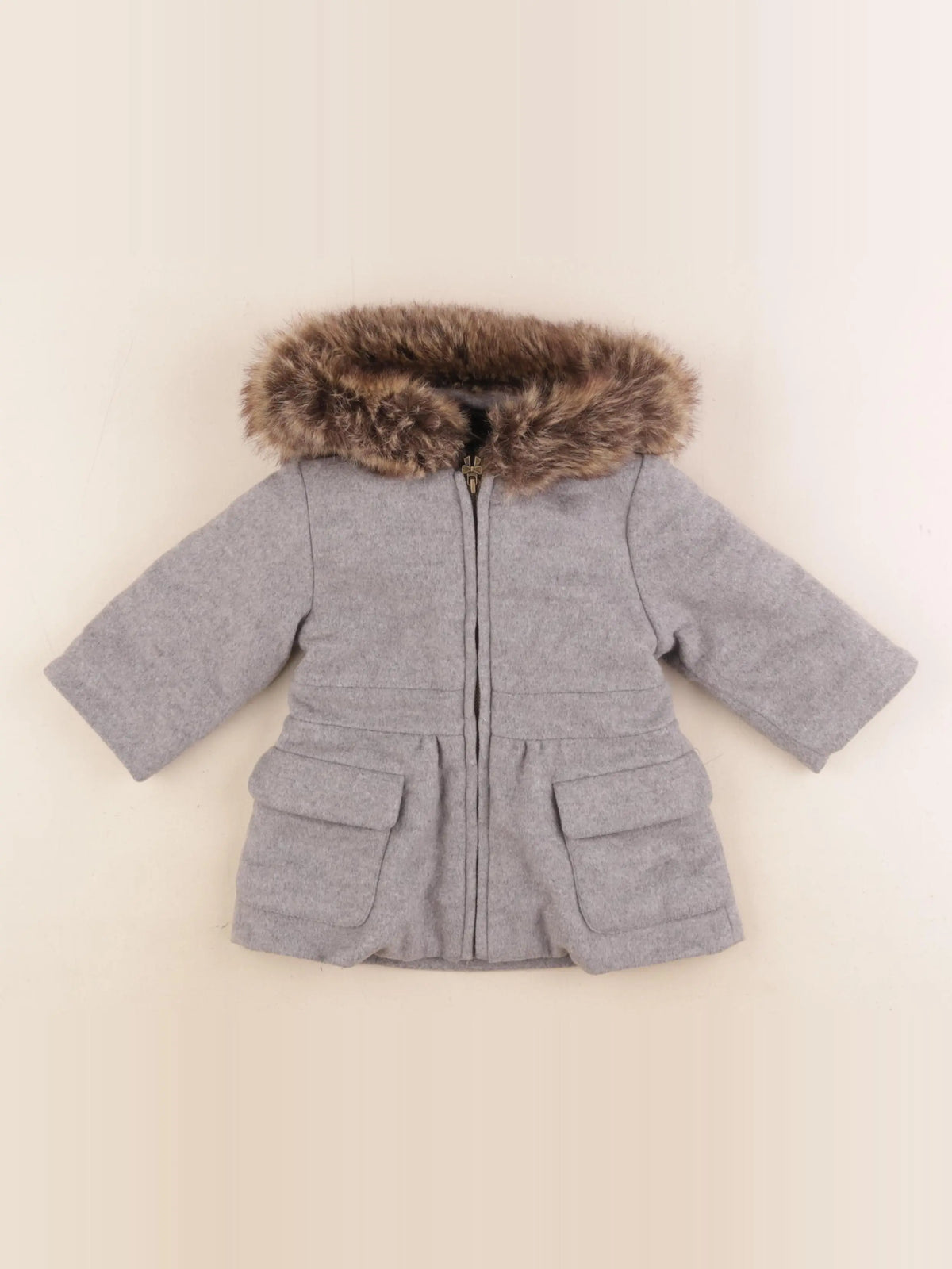 Jacadi - manteau gris - 6 mois