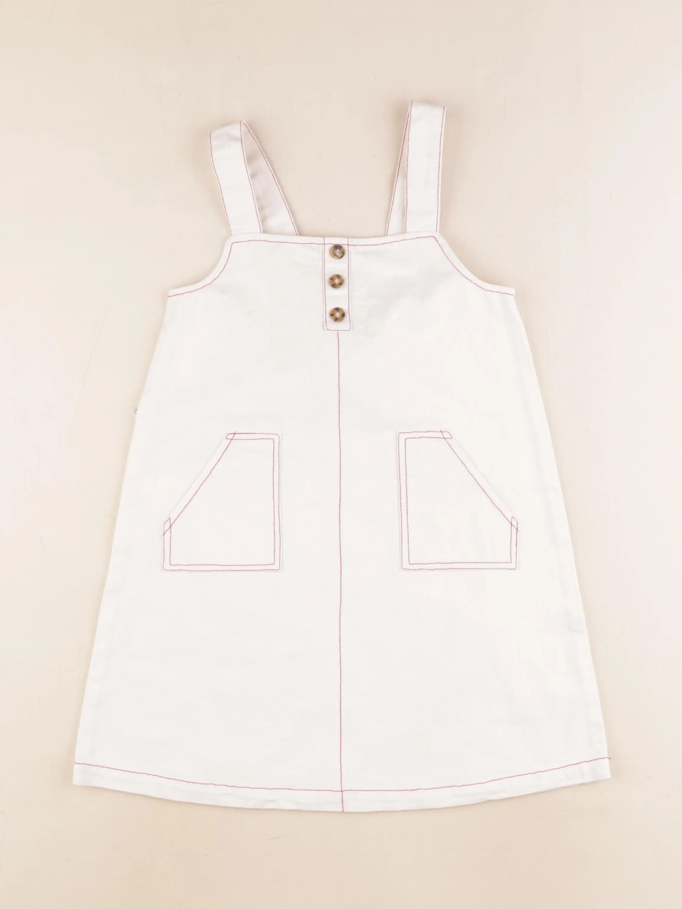 Bandits à la crème - robe blanc - 6 ans