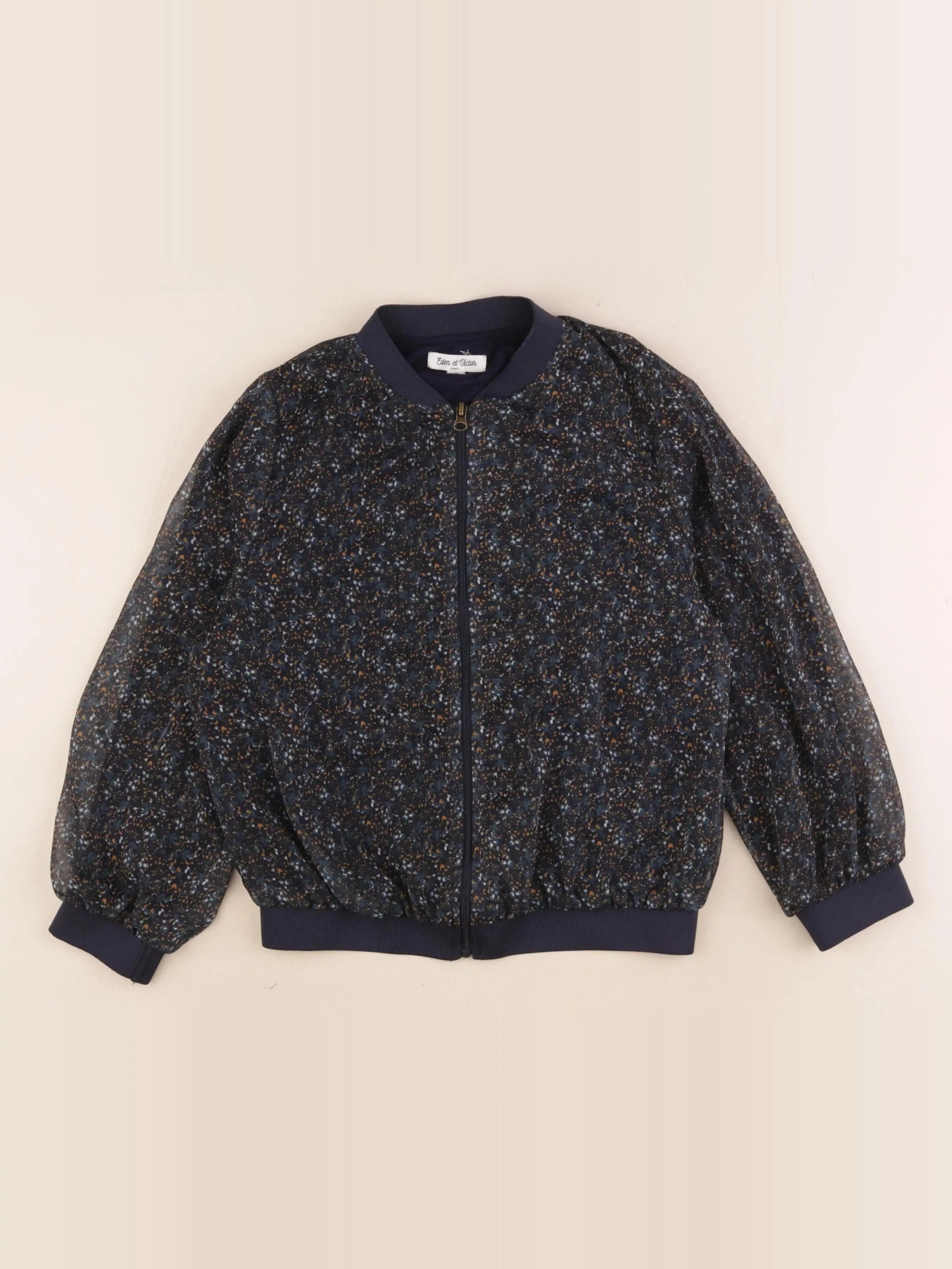 Eden & Victor - veste bleu - 8 ans