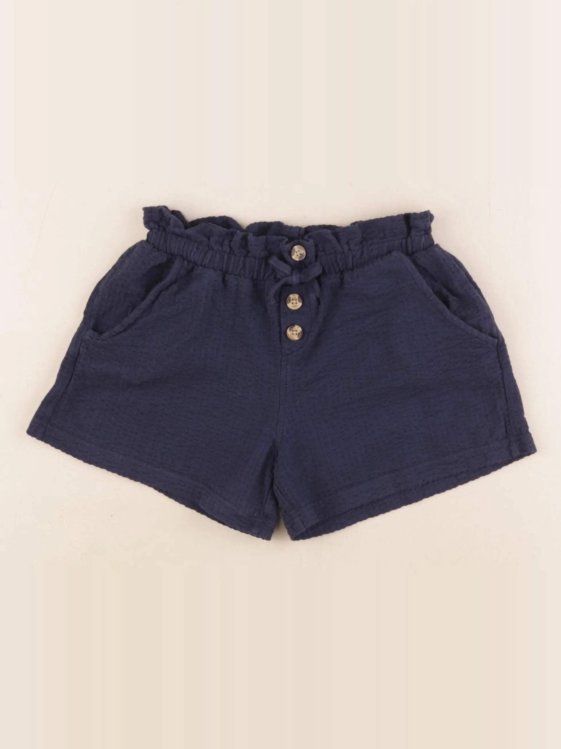 Okaidi - short bleu - 7 ans