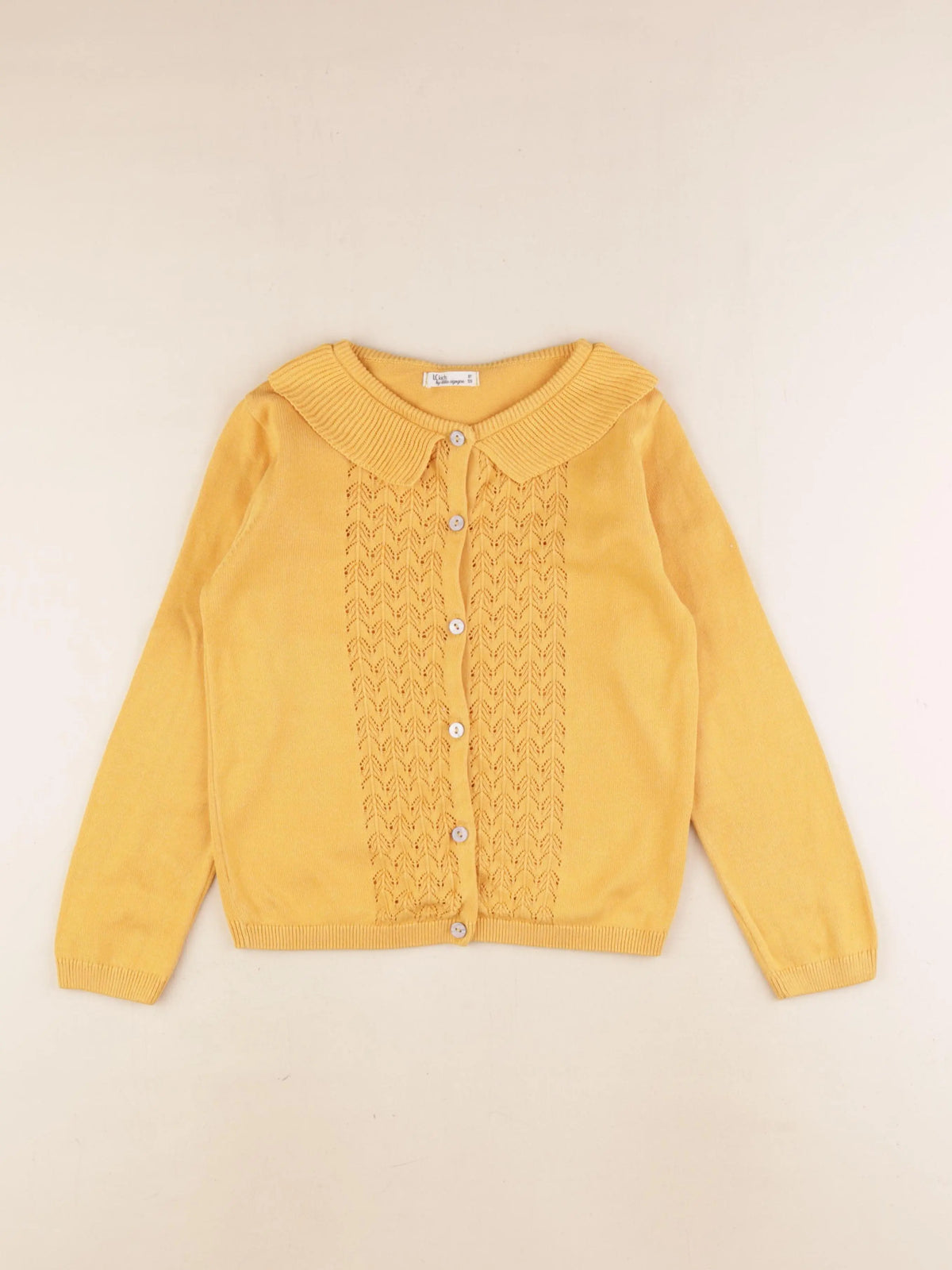 Little Cigogne - gilet jaune - 8 ans