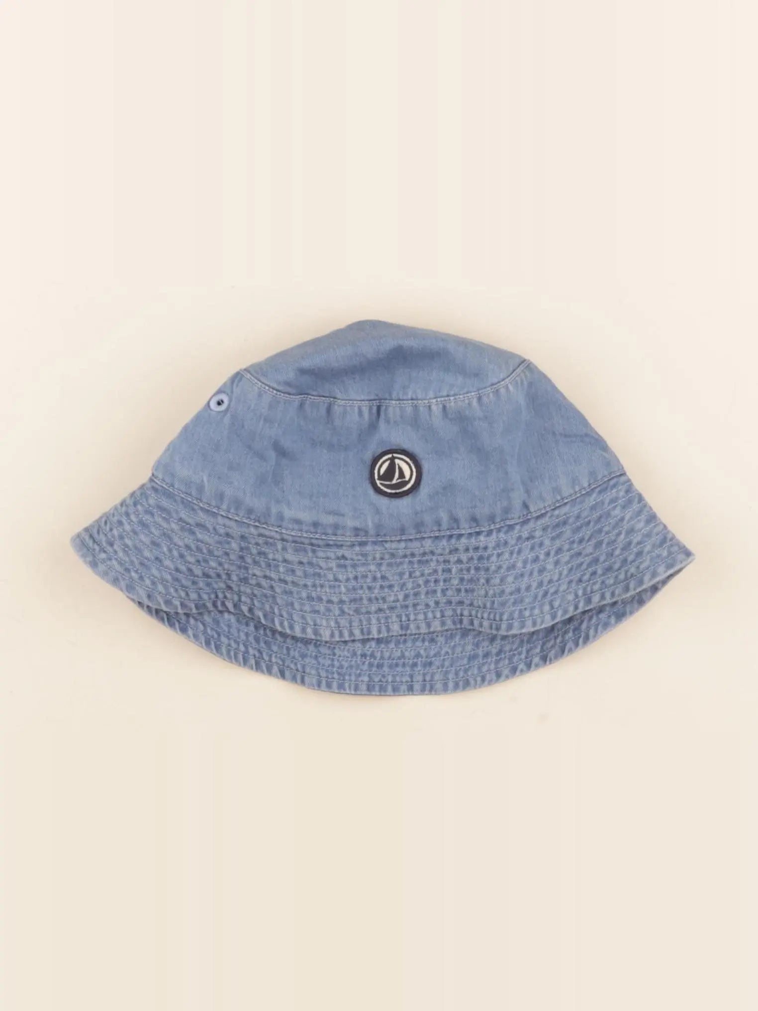 Petit Bateau - chapeau bleu - 6/8 ans