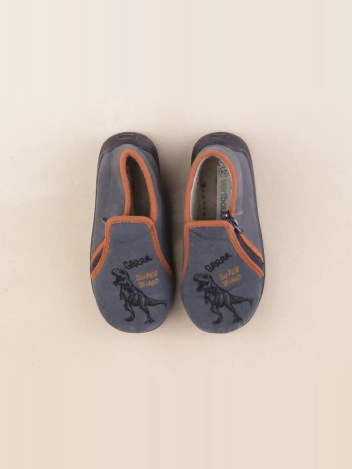 Vertbaudet - chaussons bleu - pointure 24
