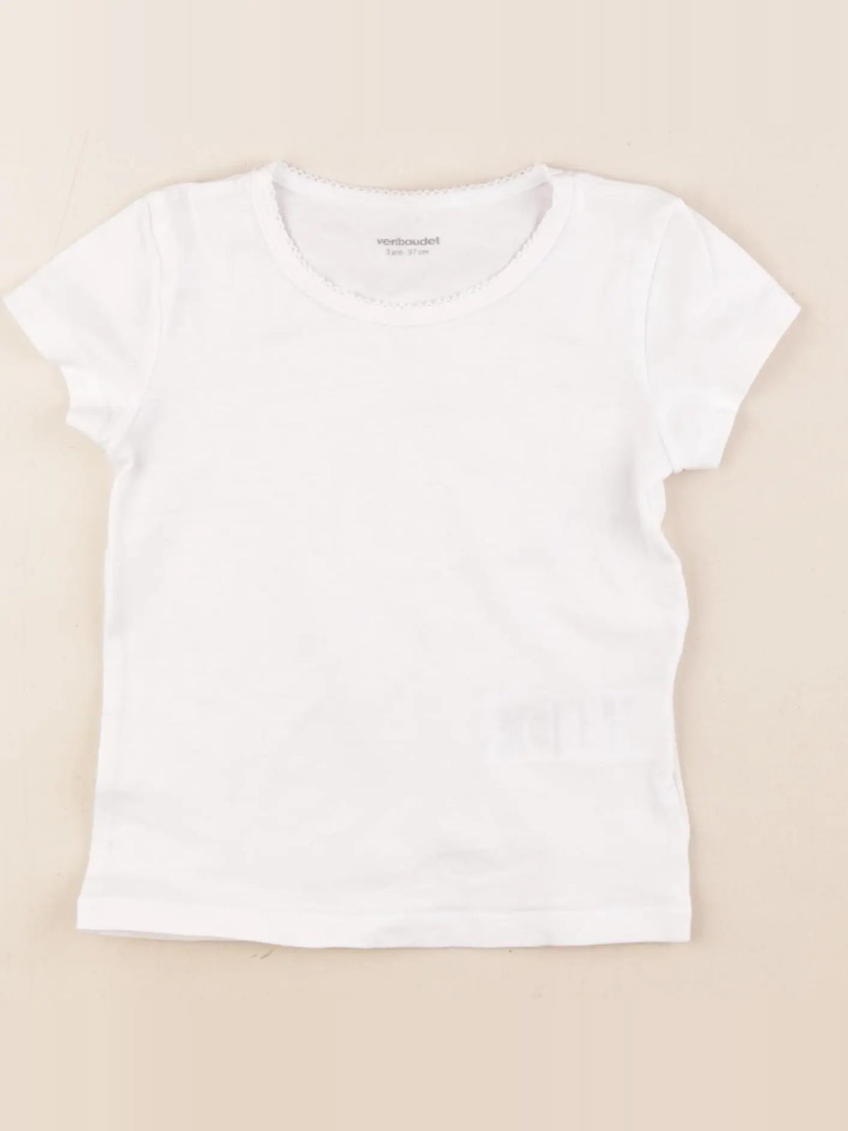 Vertbaudet - maillot de corps blanc - 3 ans