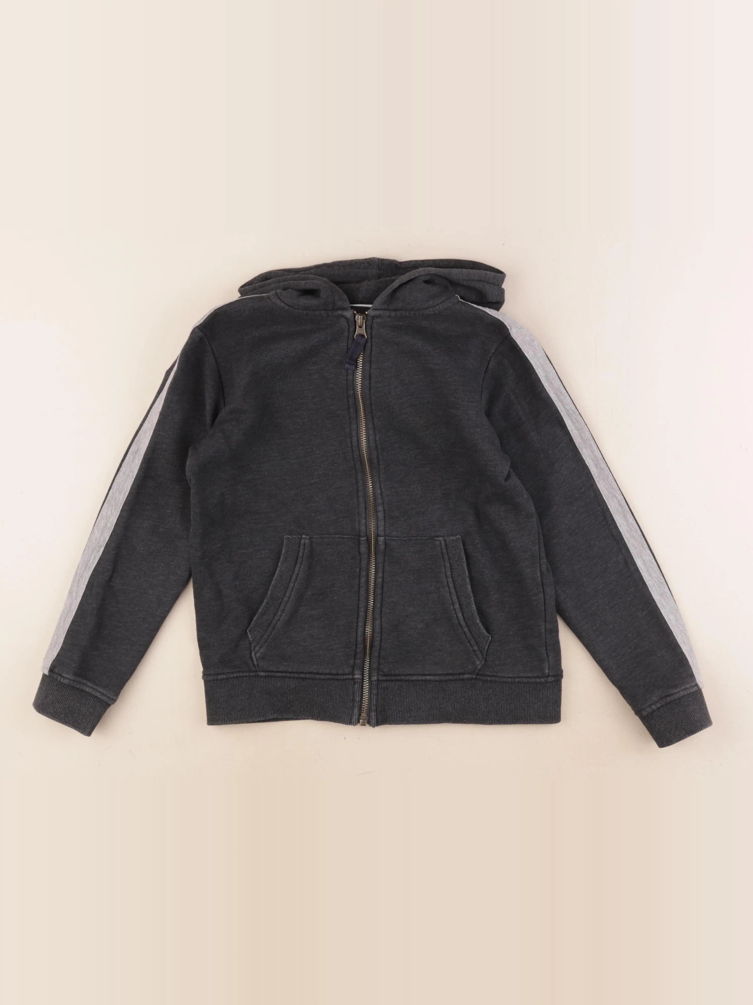 Monoprix - sweat gris - 8 ans