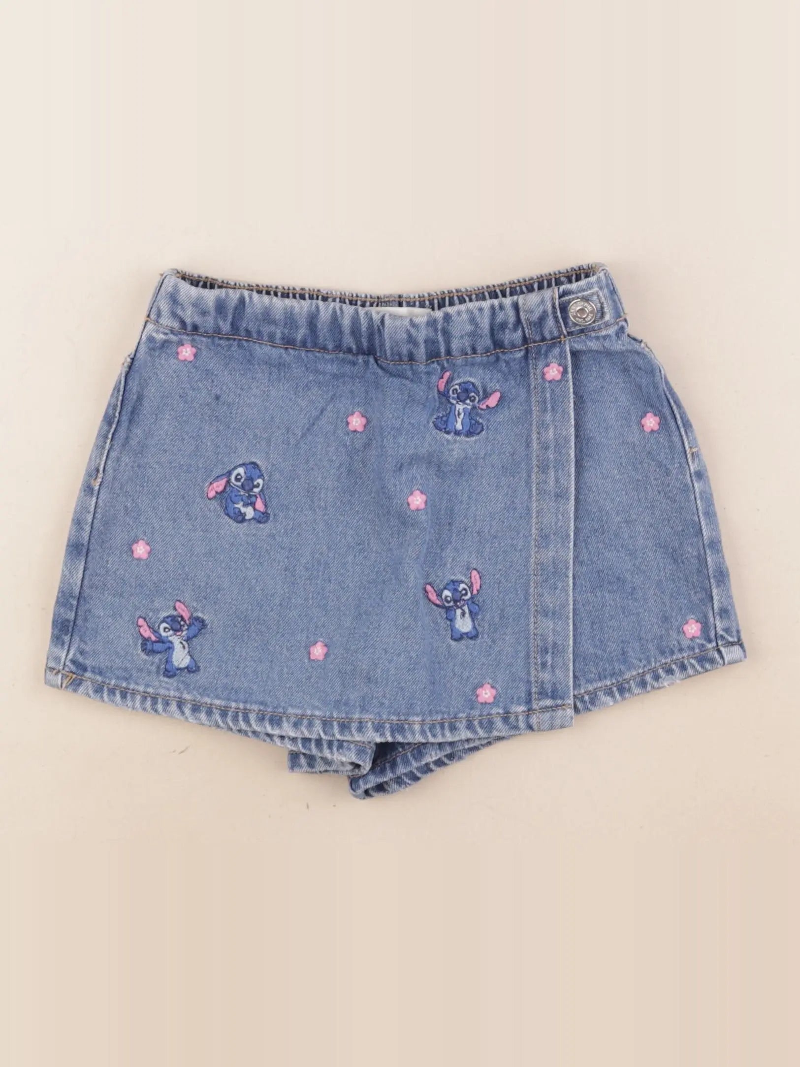 Zara - jupe short bleu - 5 ans