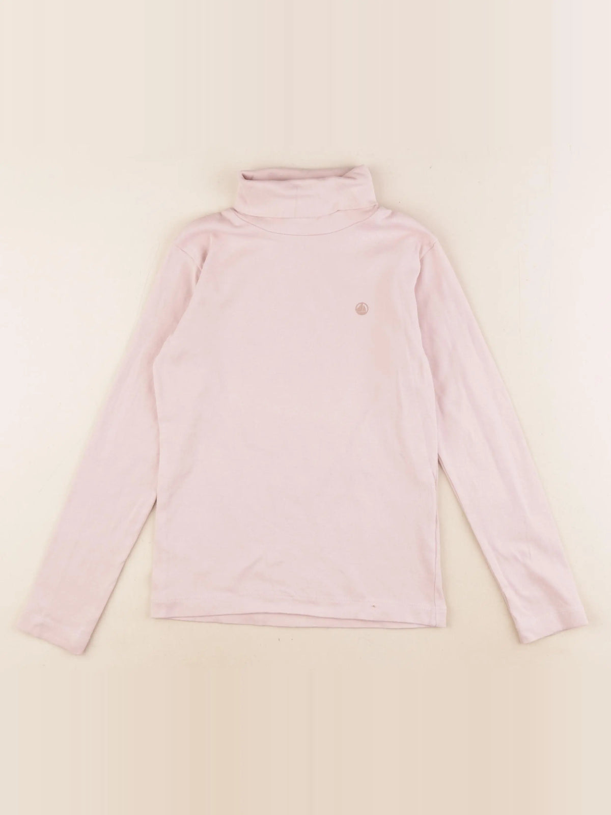 Petit Bateau - sous-pull rose - 8 ans