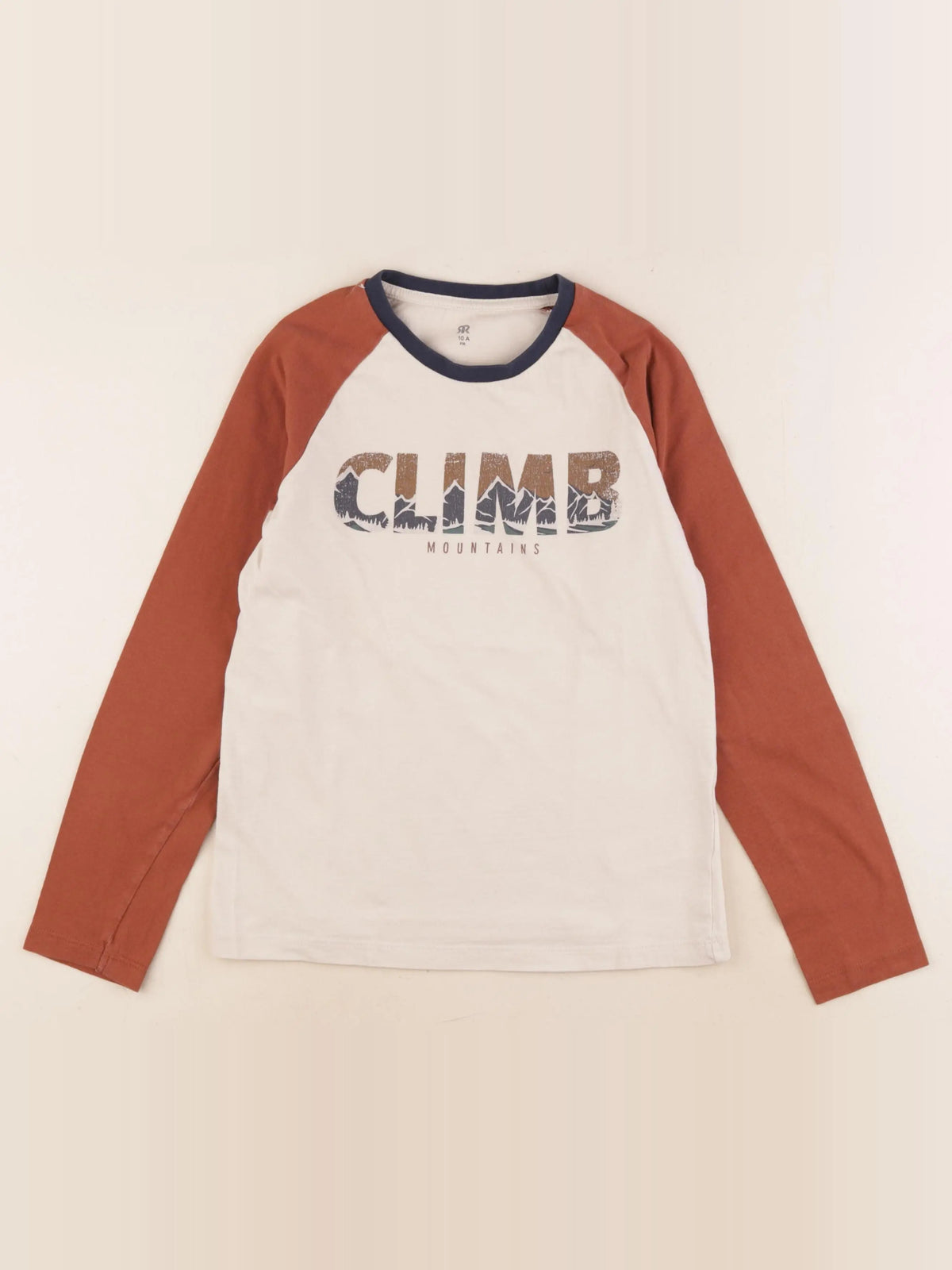 La Redoute - tee-shirt beige, marron - 10 ans