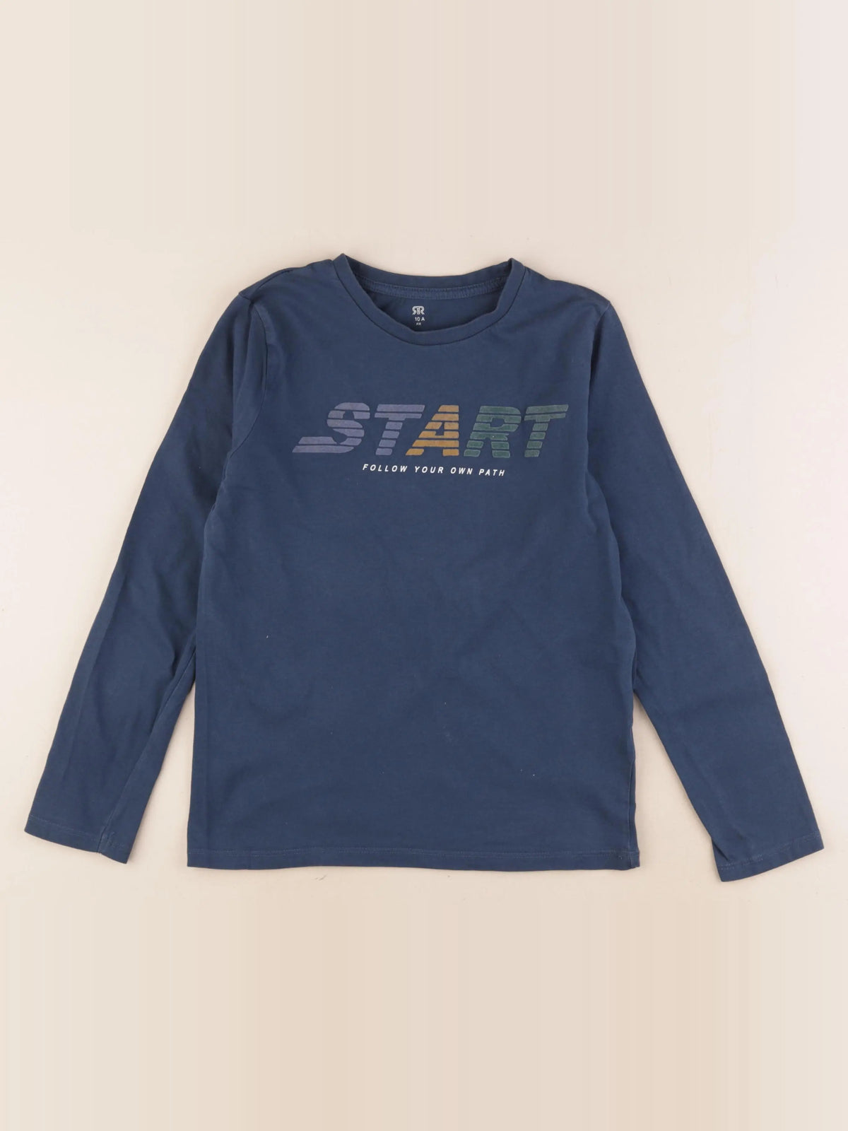 La Redoute - tee-shirt bleu - 10 ans