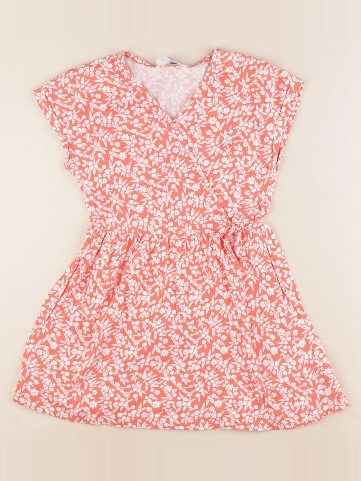 La Redoute - robe orange - 6 ans