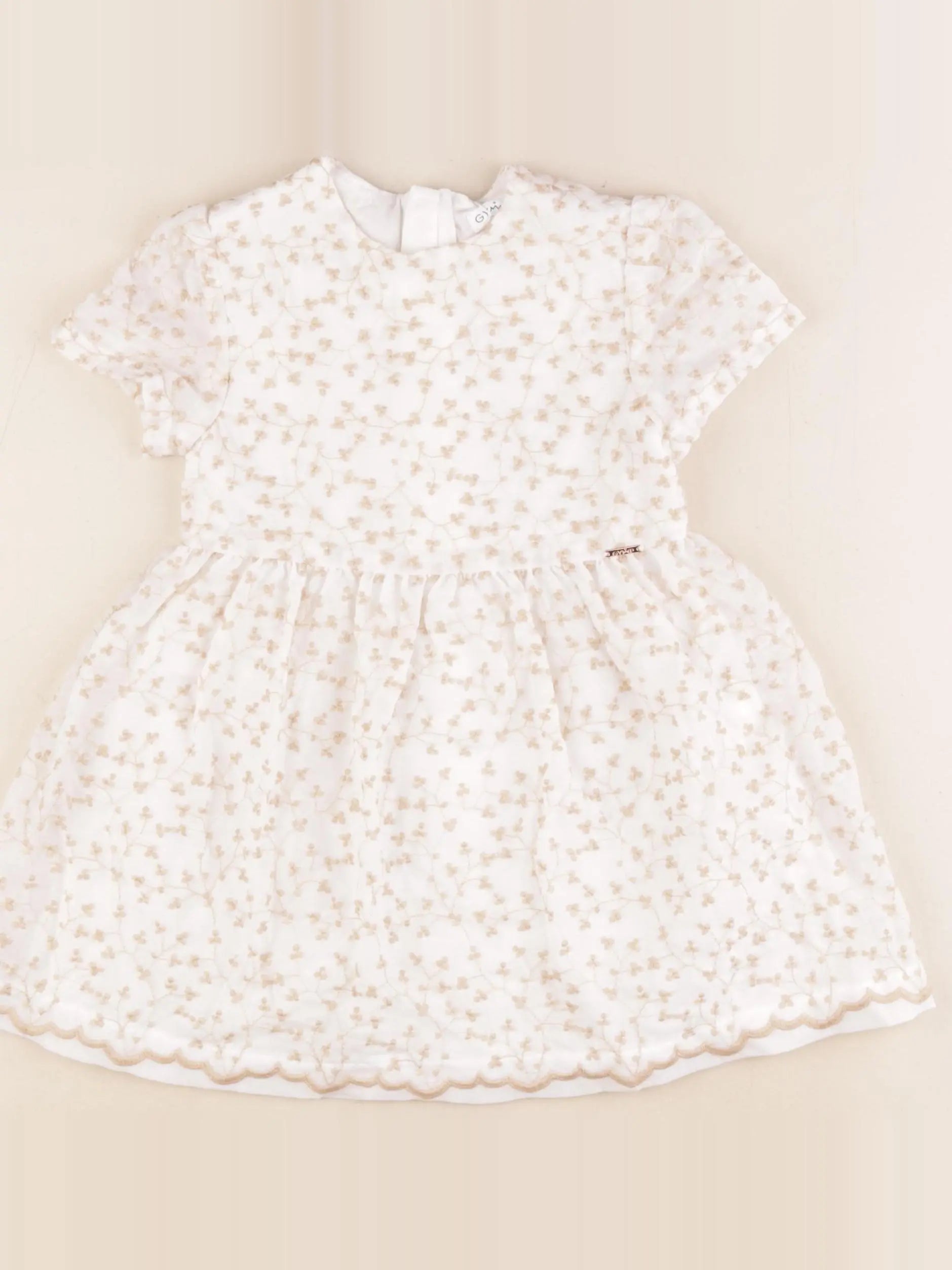 Gymp - robe blanc, beige - 18 mois