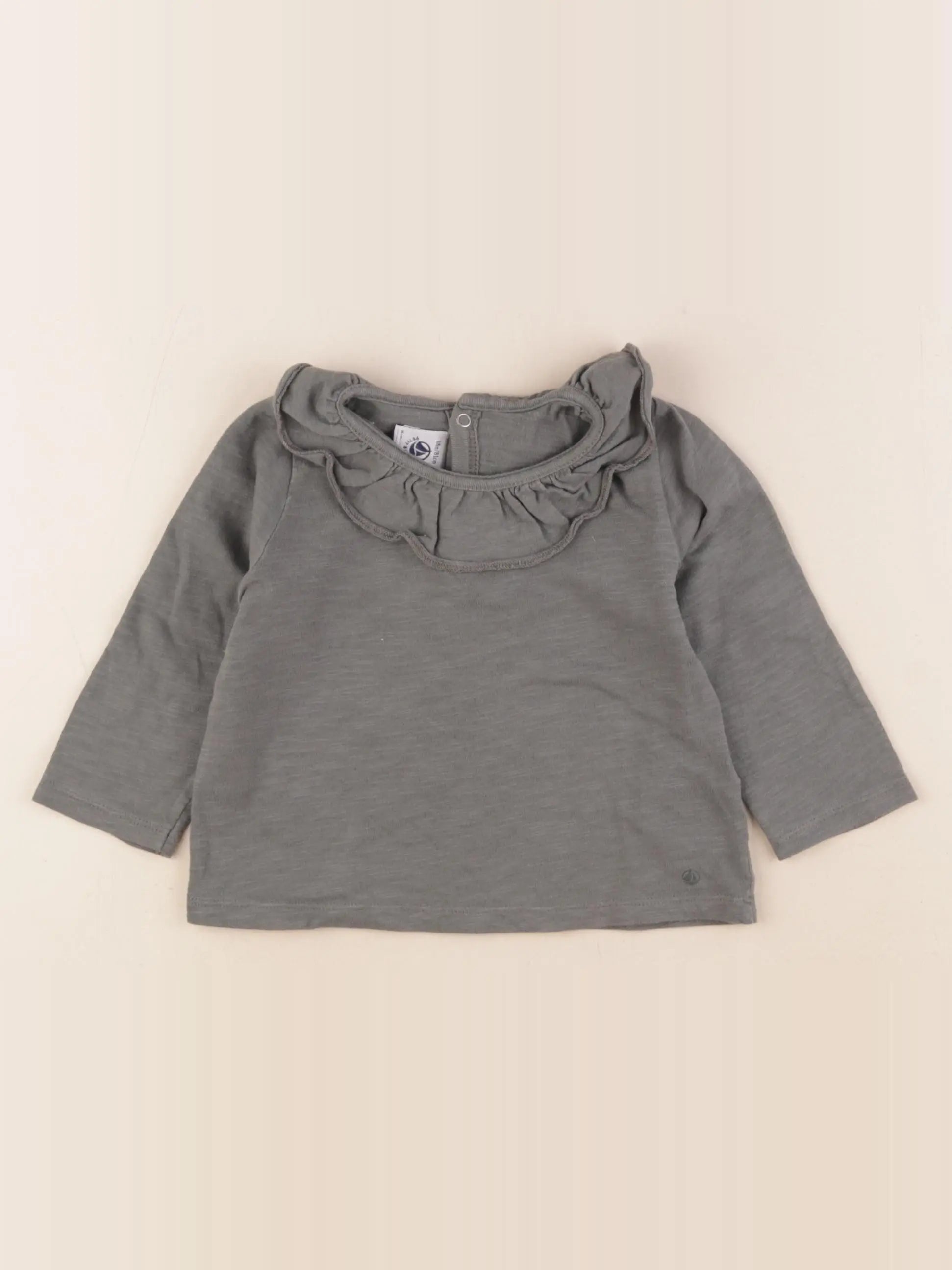 Petit Bateau - tee-shirt vert - 18 mois