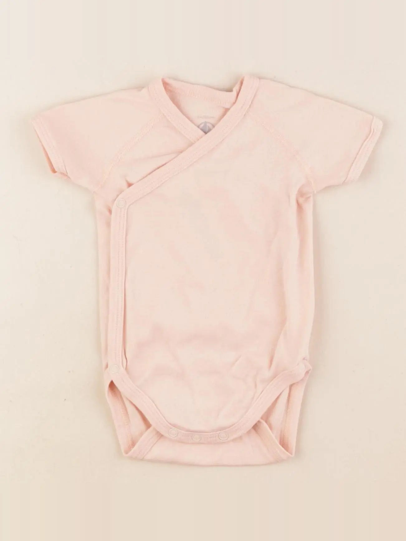 Petit Bateau - body coton rose - 3 mois