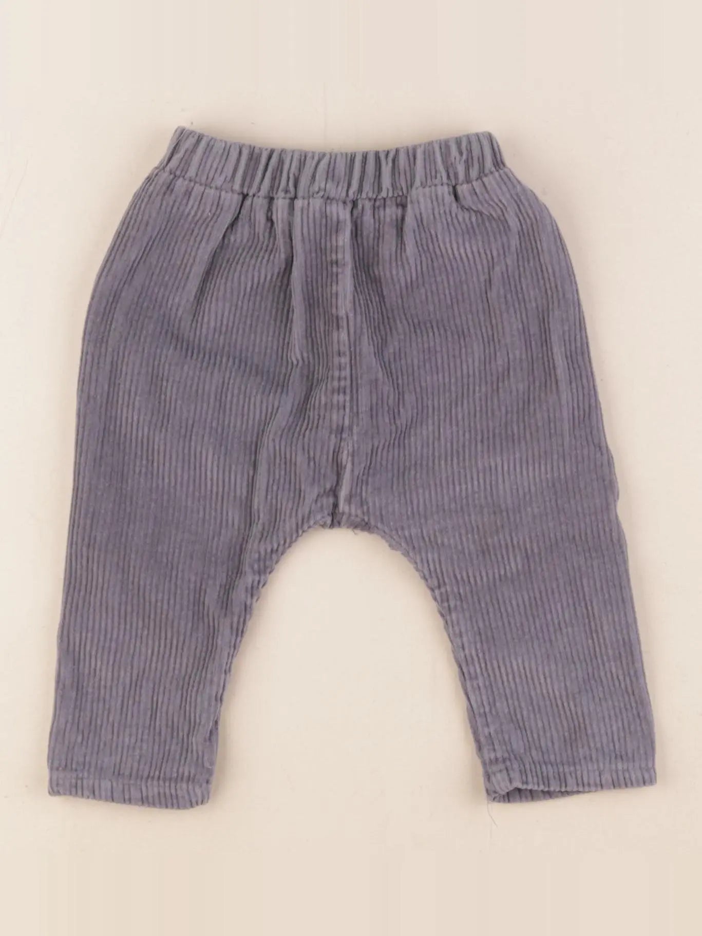 Vertbaudet - pantalon gris - 1 mois