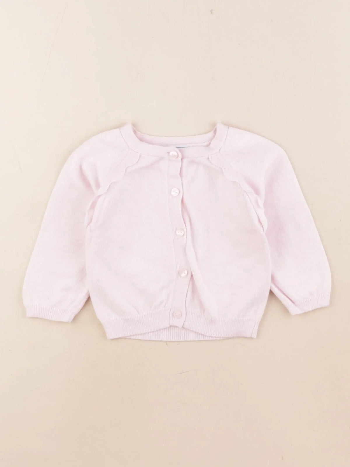 Jacadi - gilet rose - 12 mois