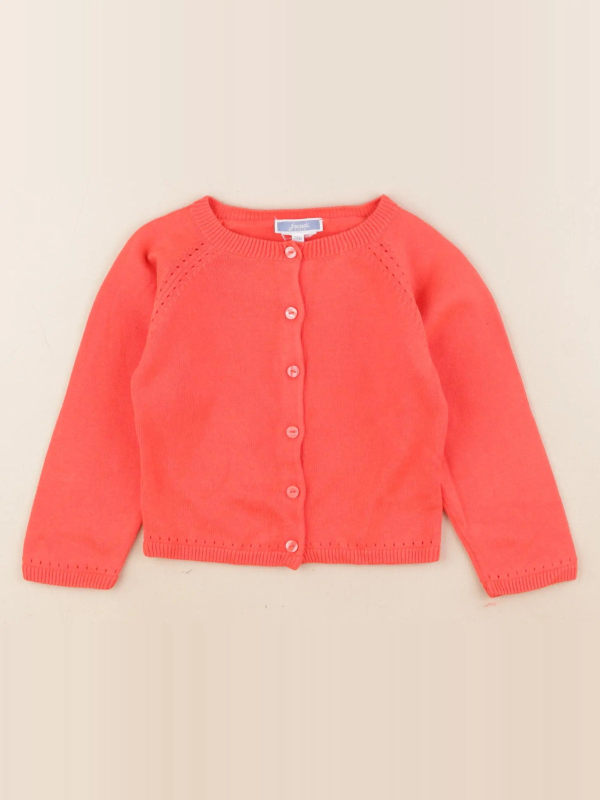 Jacadi - gilet orange - 24 mois